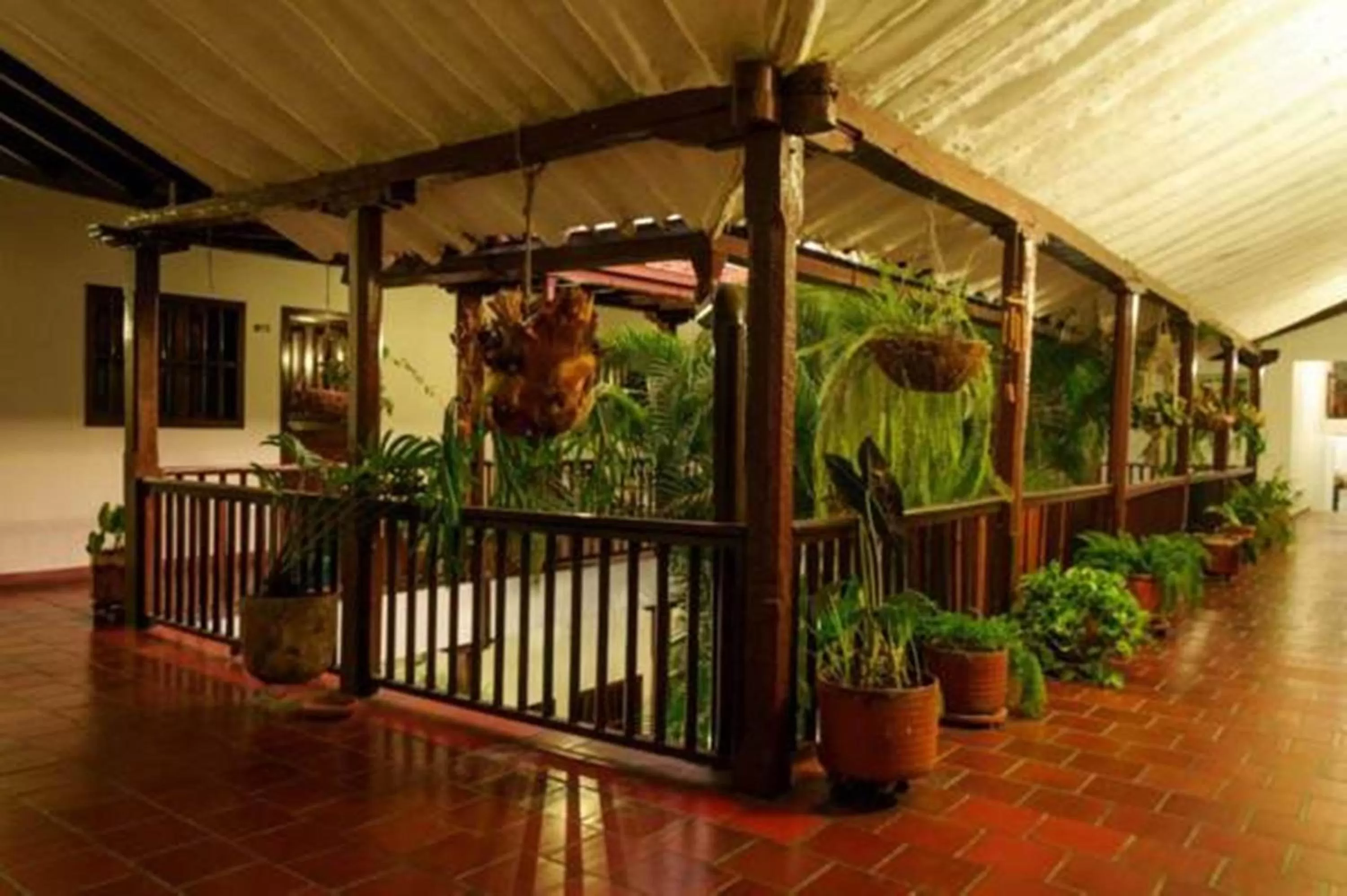 Patio in Hotel Las Nieves