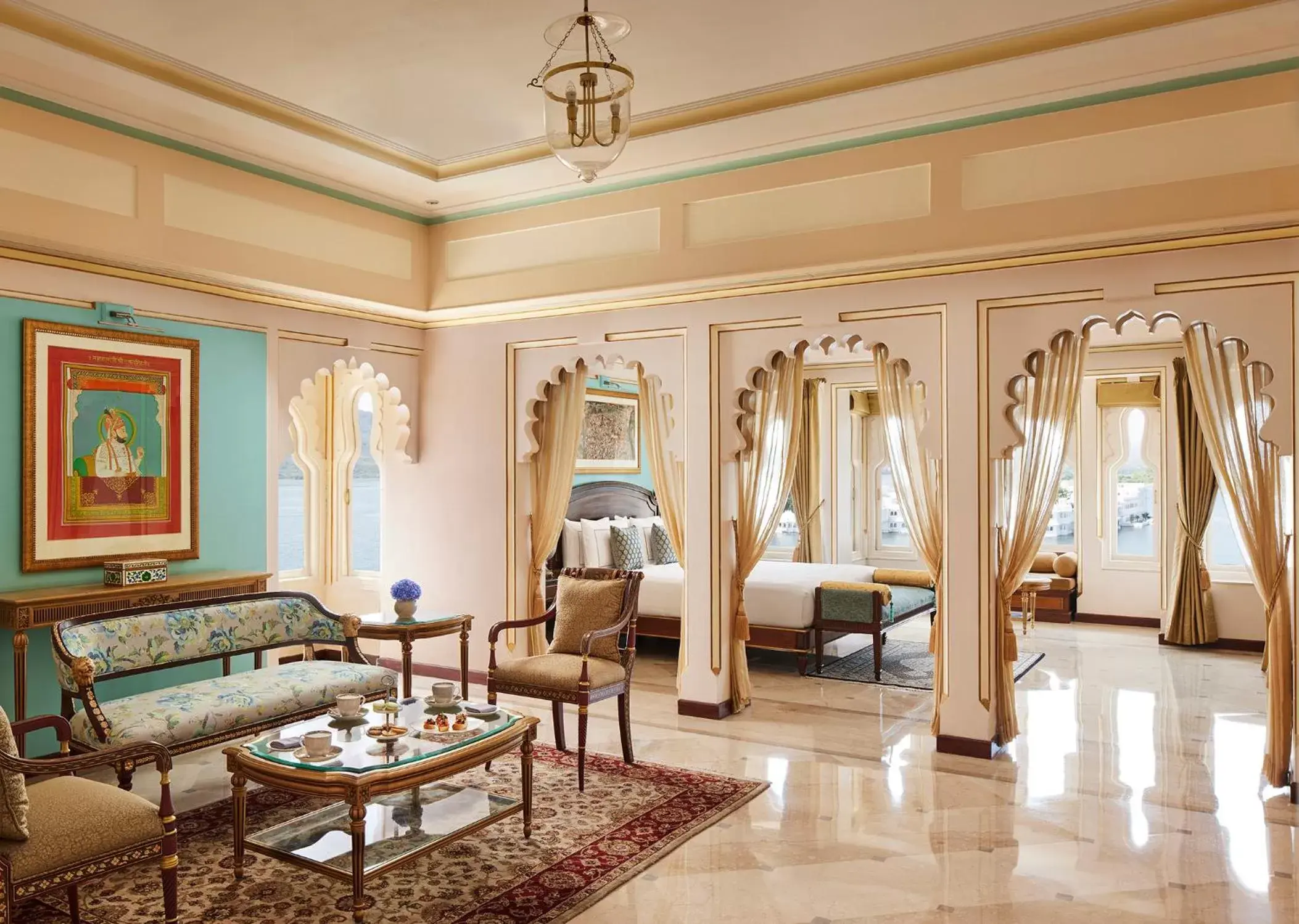 Living room, Seating Area in Taj Fateh Prakash Palace Udaipur