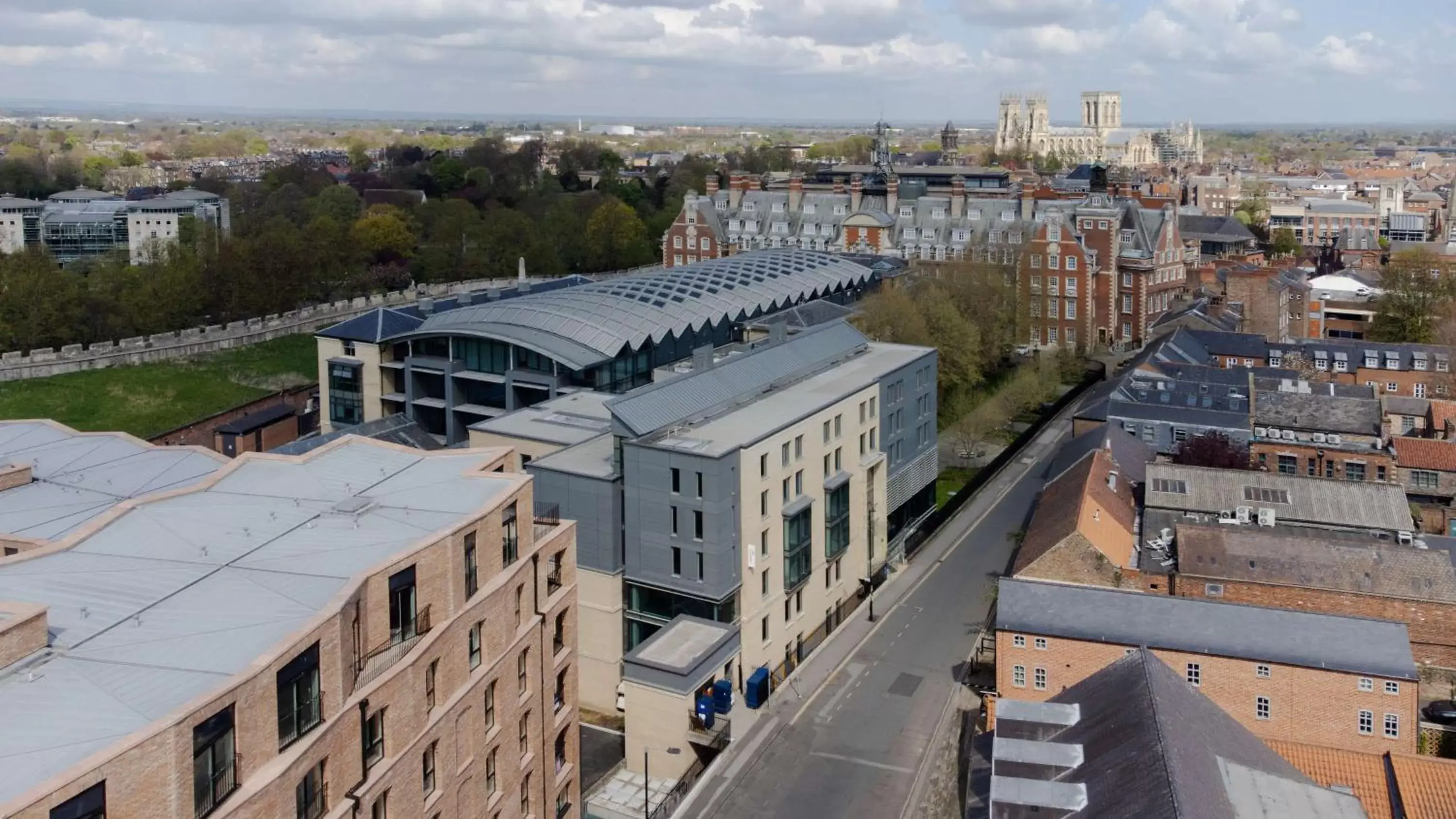 Property building, Bird's-eye View in Hampton by Hilton York