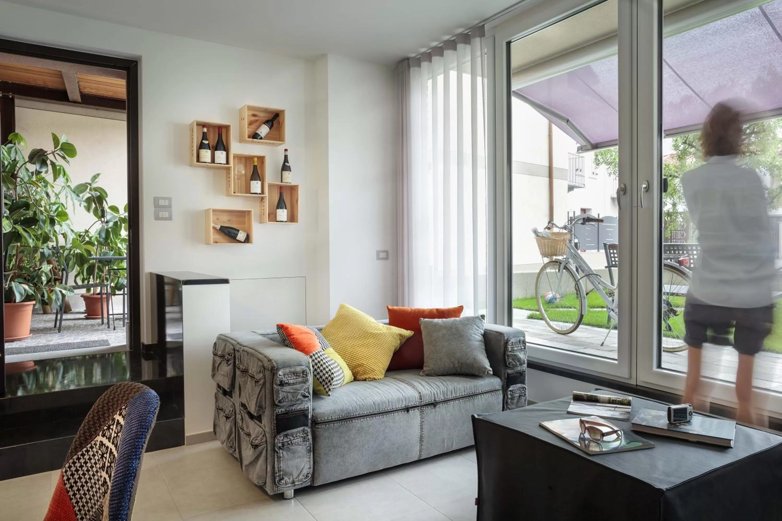 Living room in Rivetto Suites