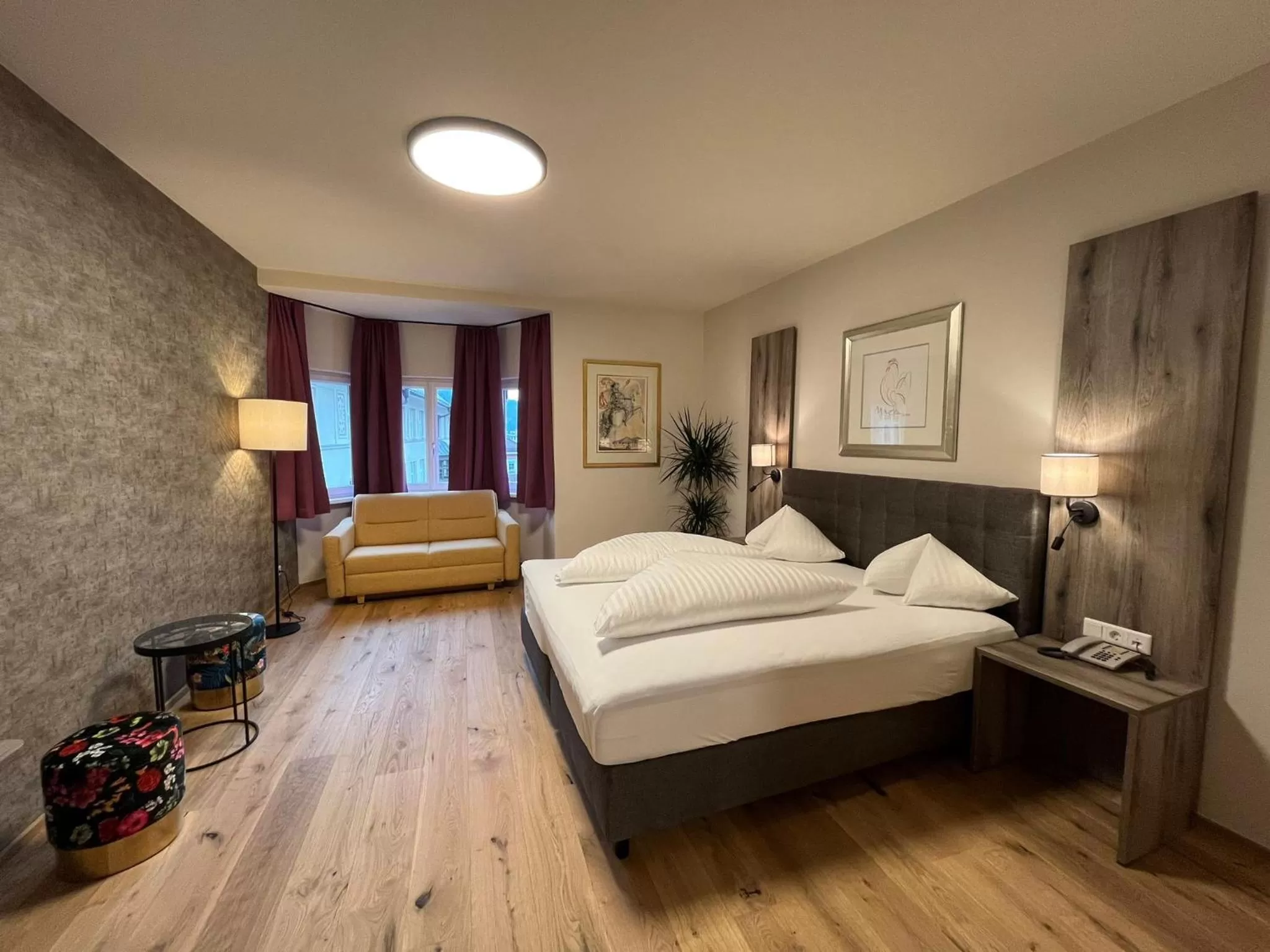 Photo of the whole room, Bed in Hotel Goldener Löwe