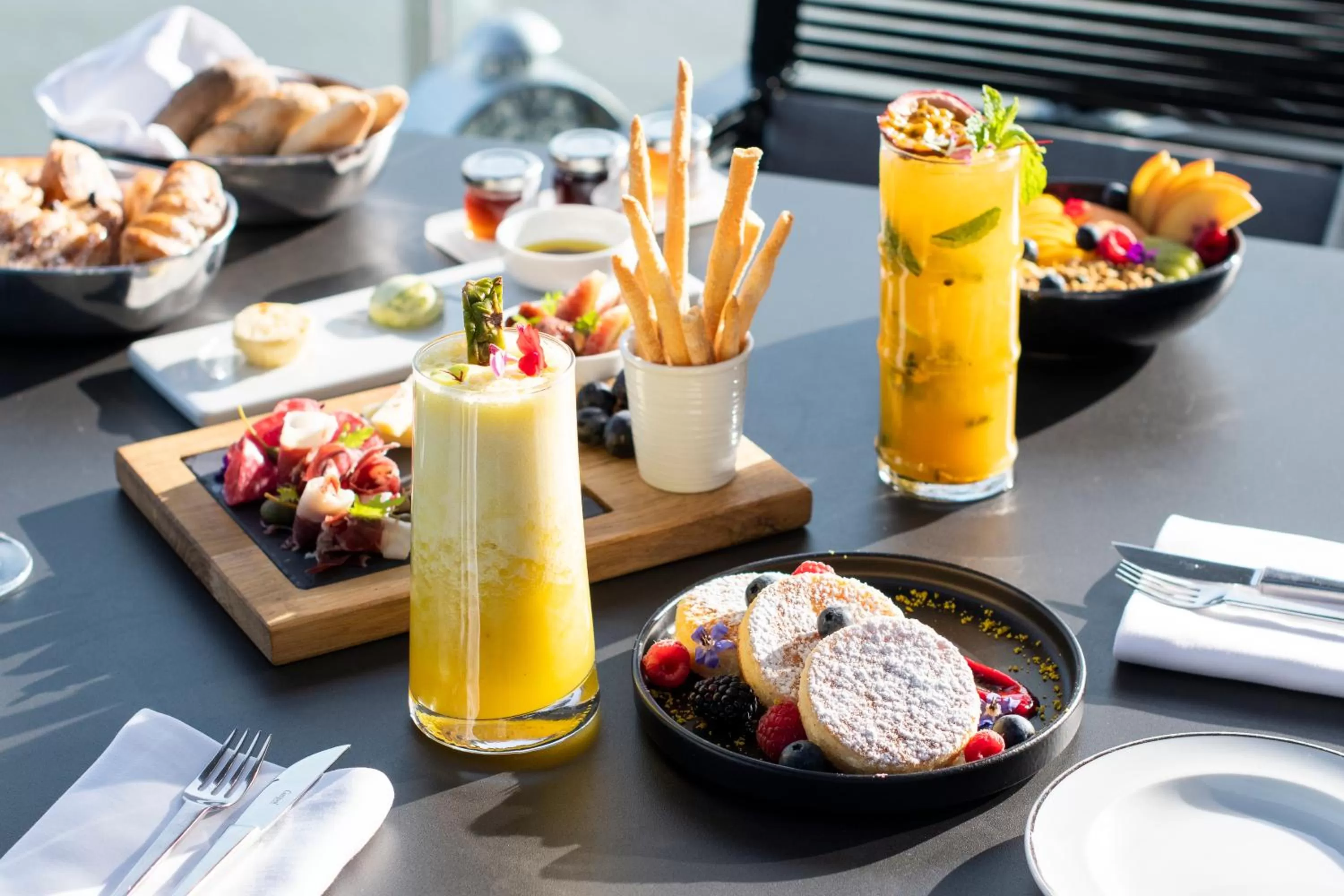 Food and drinks in MYRIAD by SANA Hotels