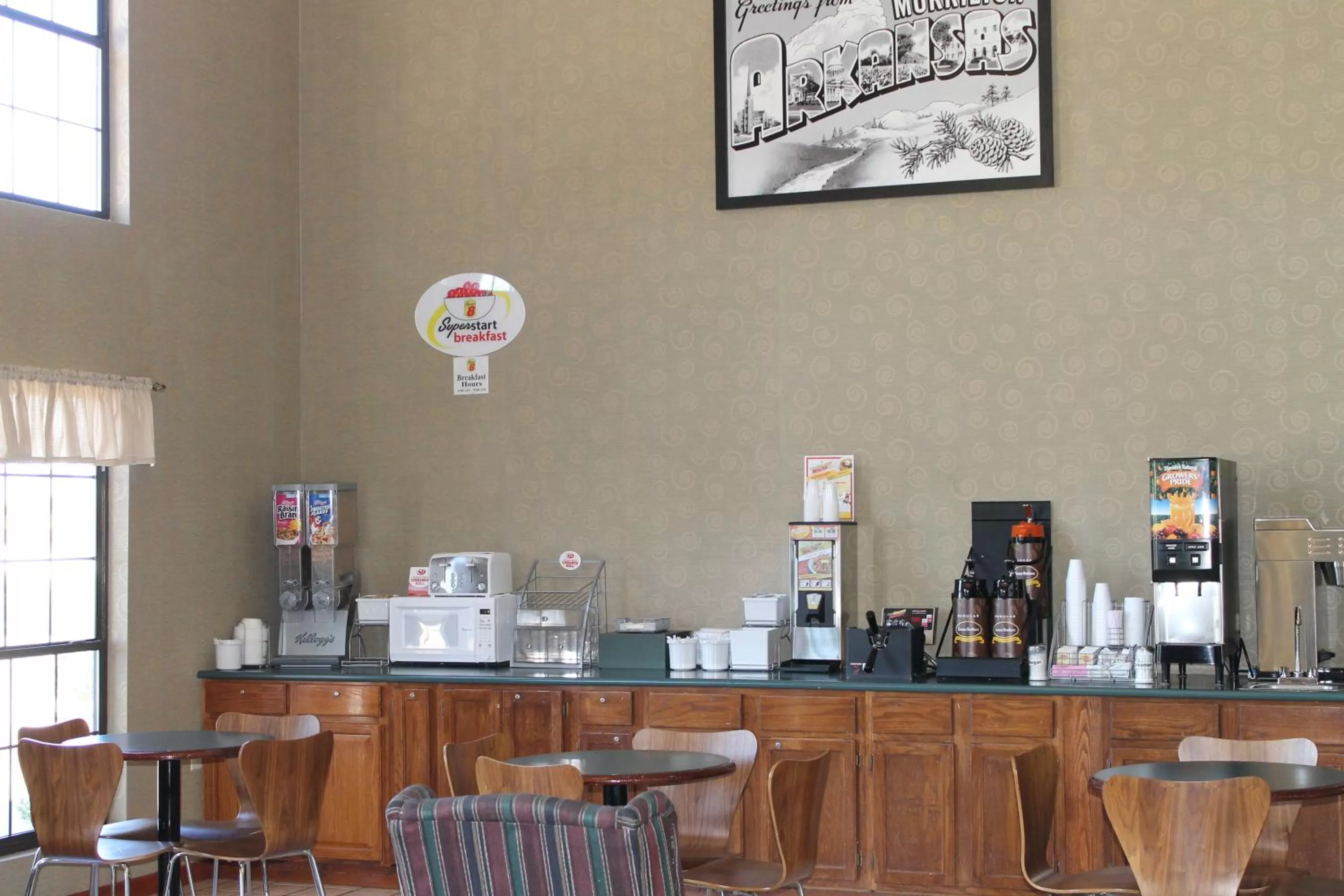 Restaurant/places to eat in Super 8 by Wyndham Morrilton