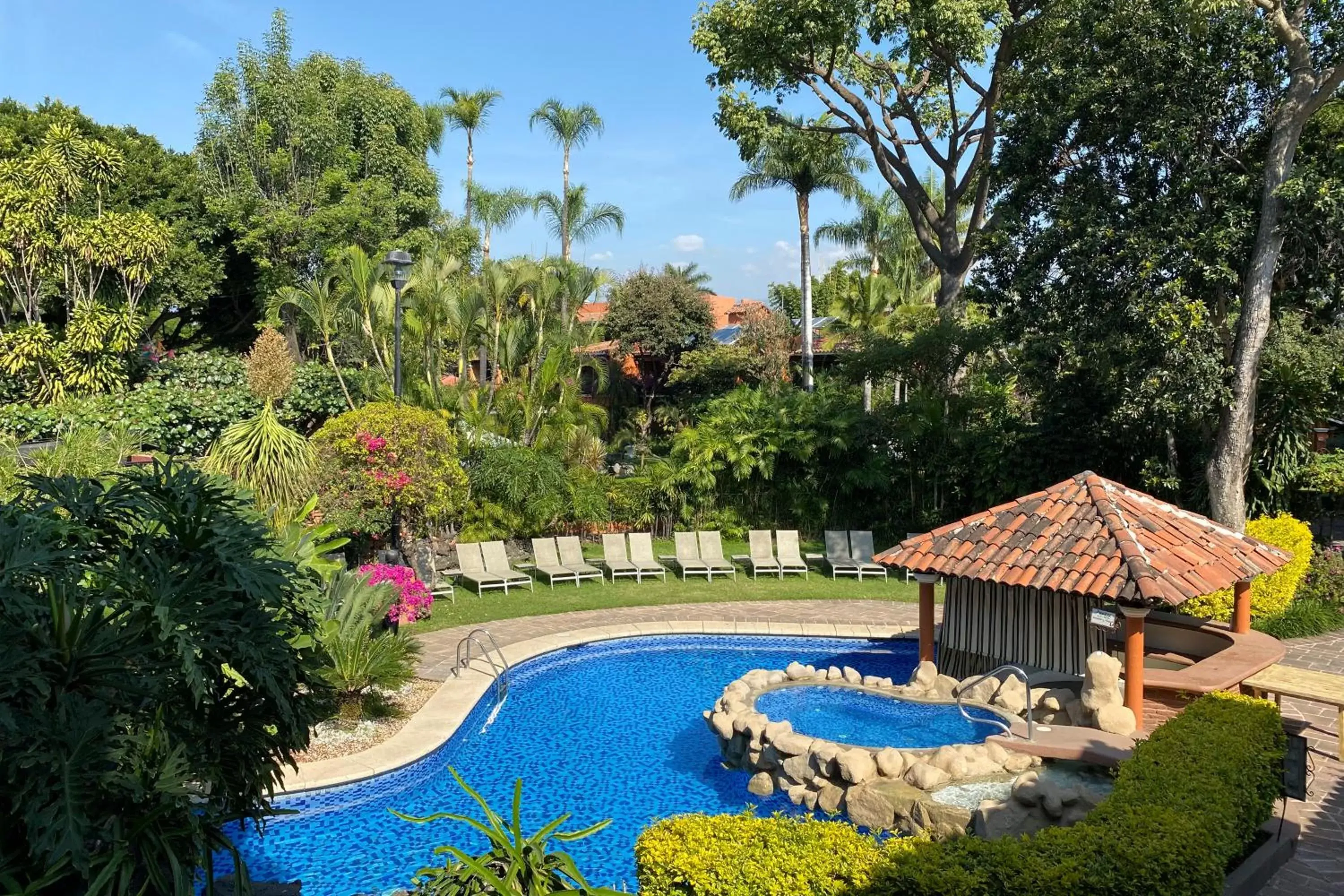 Hot Tub, Pool View in Hosteria Las Quintas Hotel & Spa