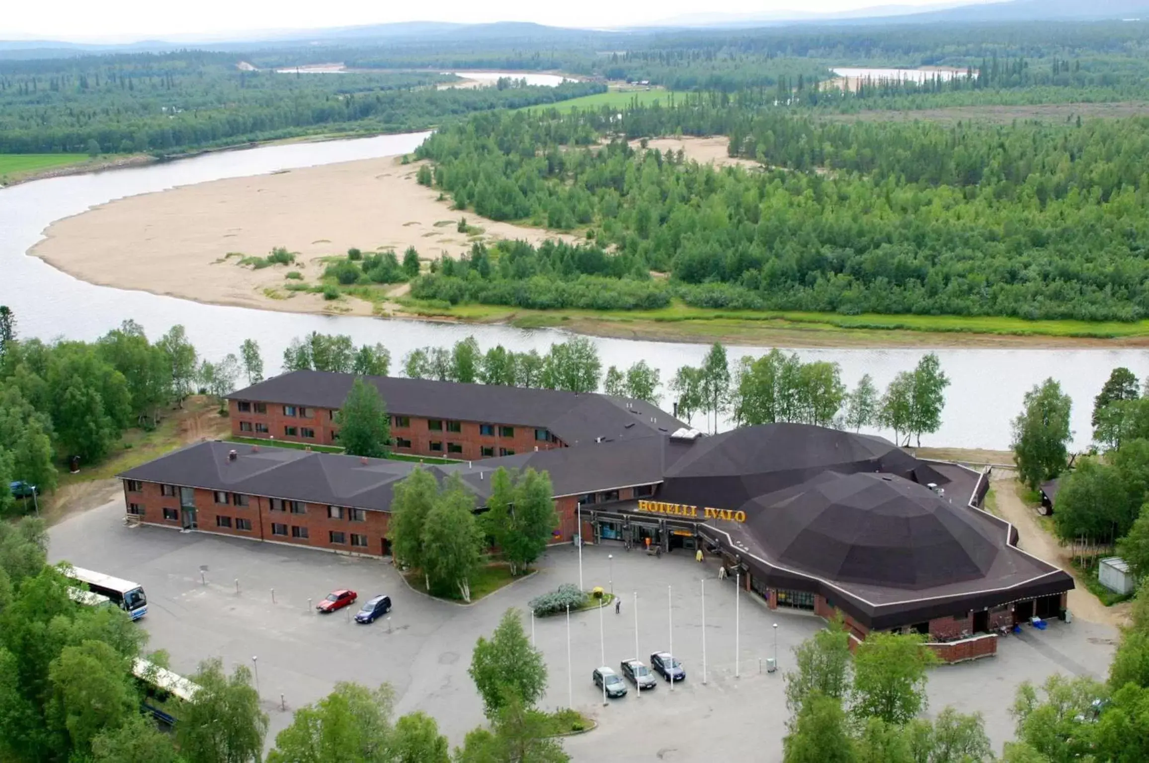 Bird's eye view, Bird's-eye View in Hotel Ivalo