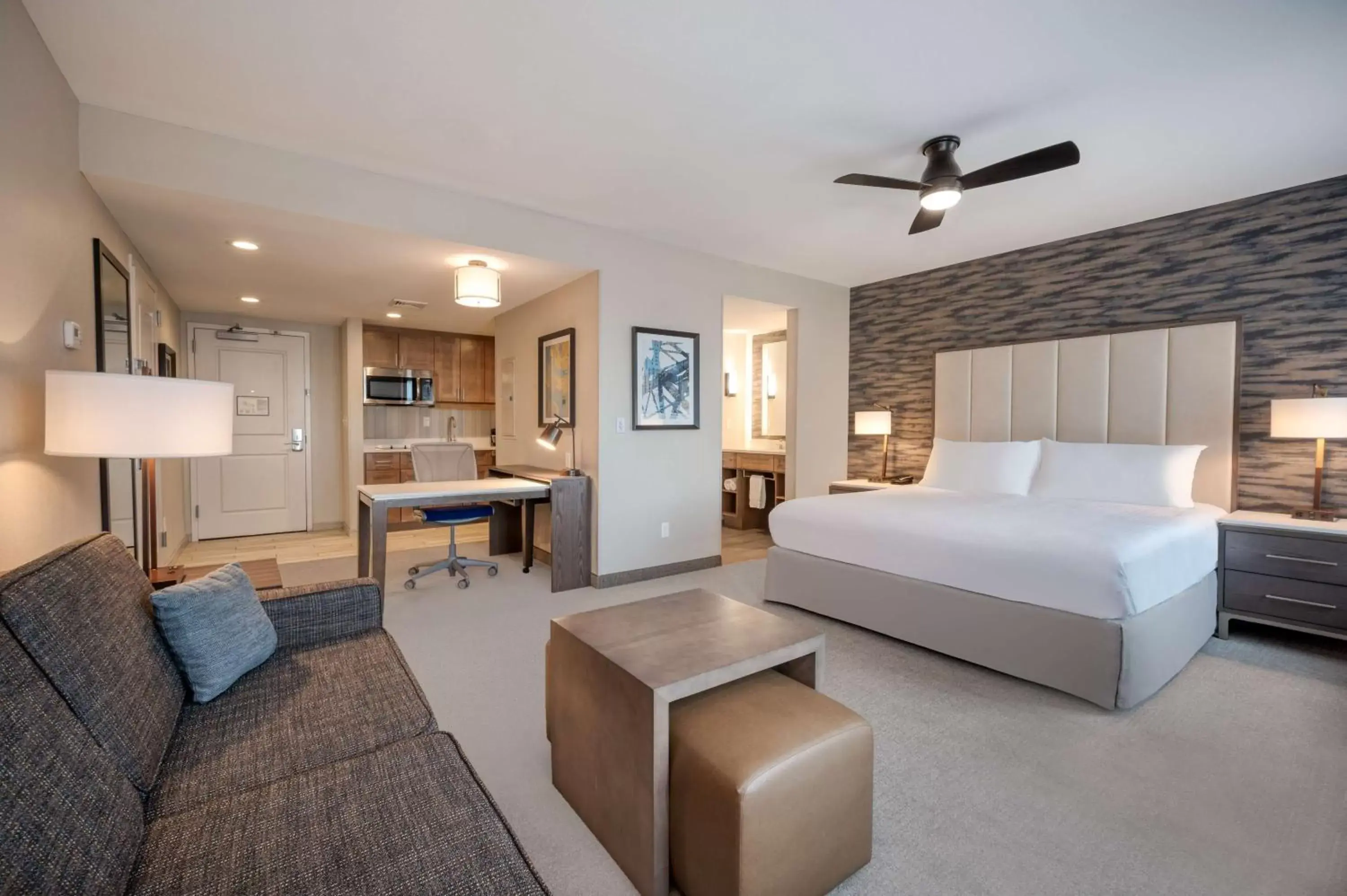 Bedroom in Homewood Suites By Hilton Providence