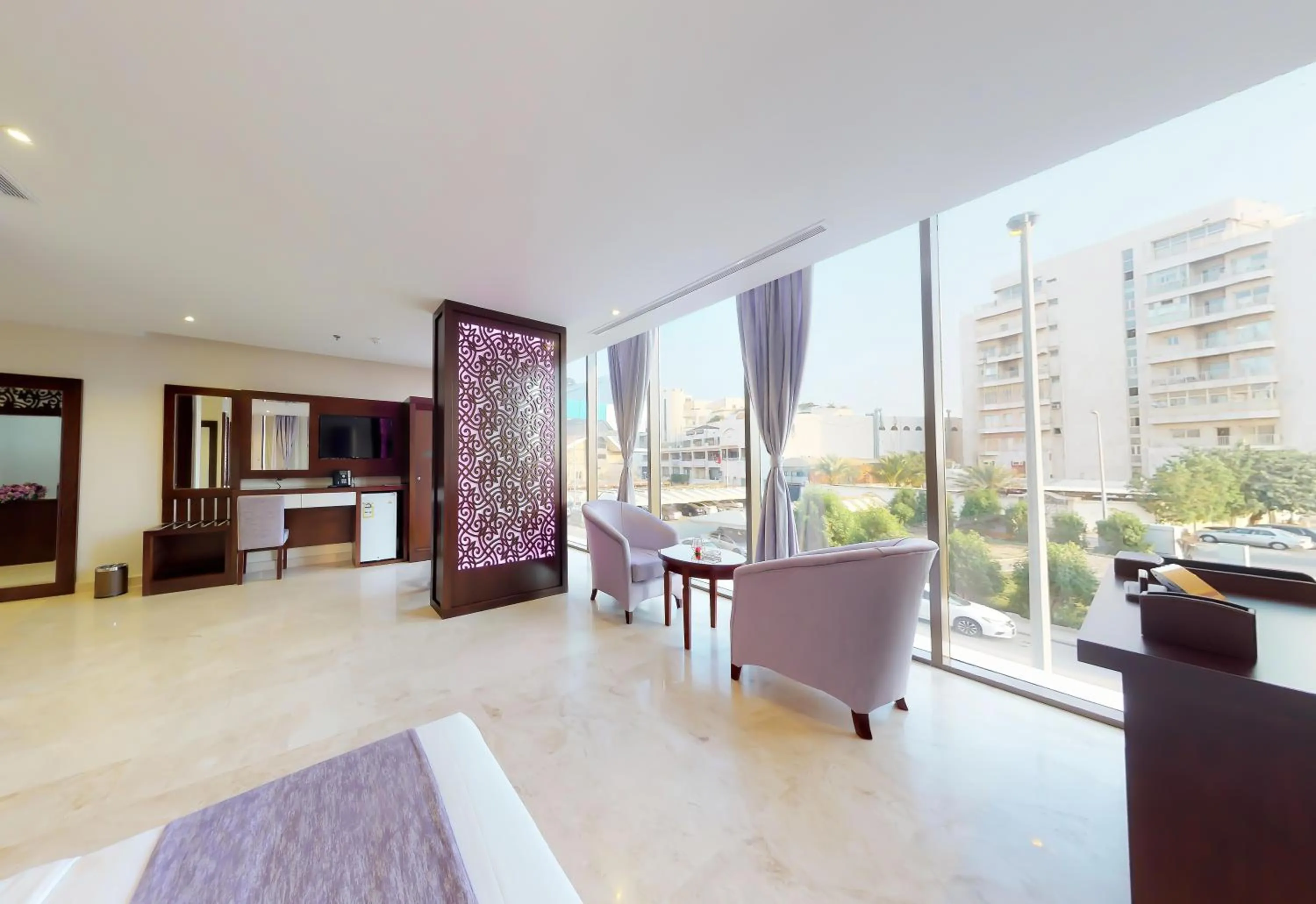 Seating area in Aster Hotel