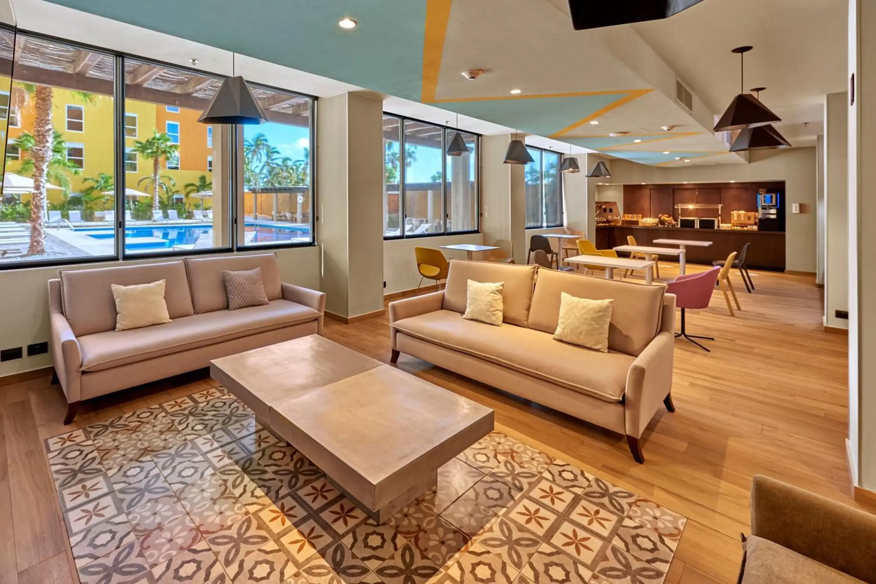 Lobby or reception, Seating Area in City Express Suites by Marriott Cabo San Lucas