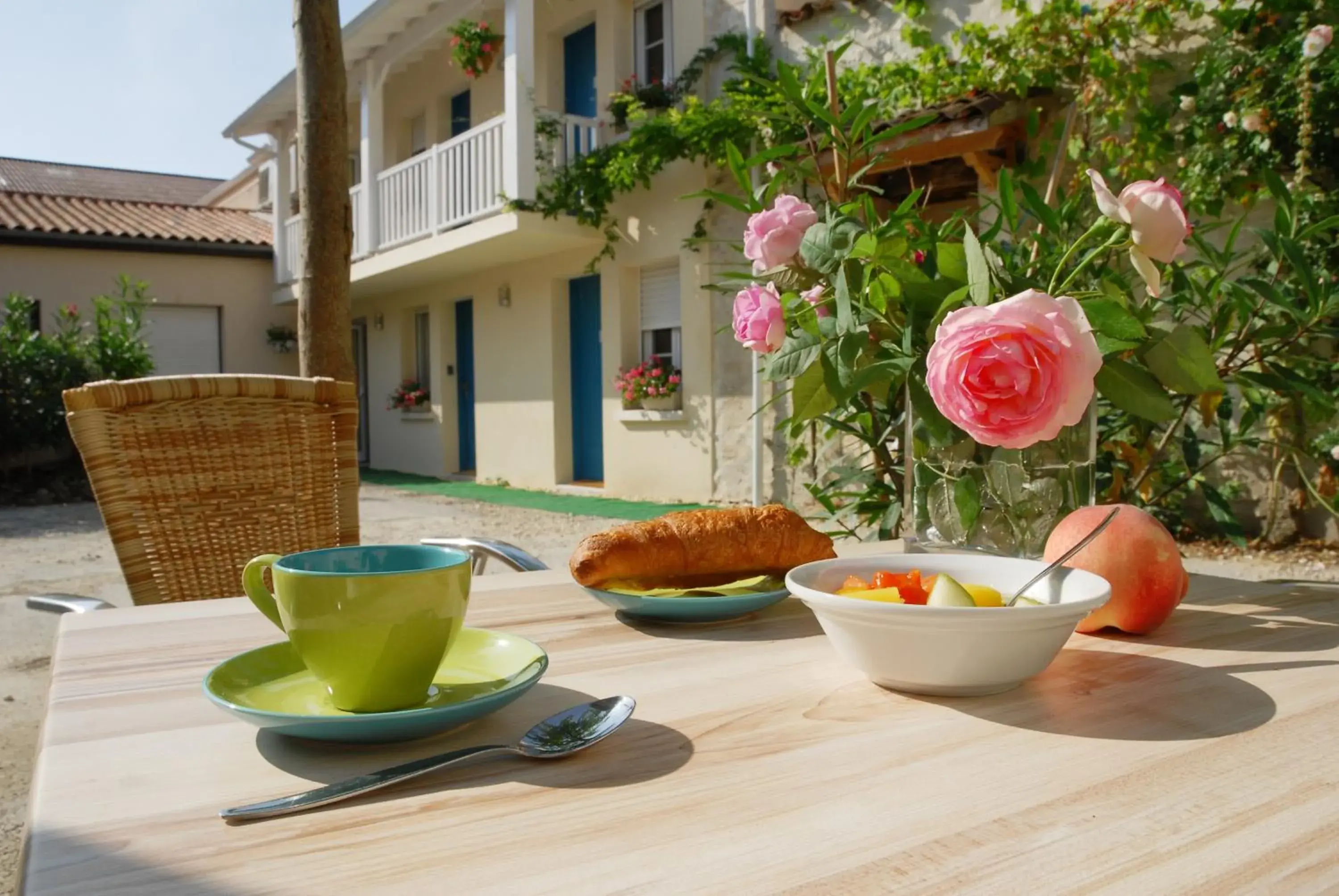 Balcony/Terrace in Cit'Hotel Le Cheval Blanc