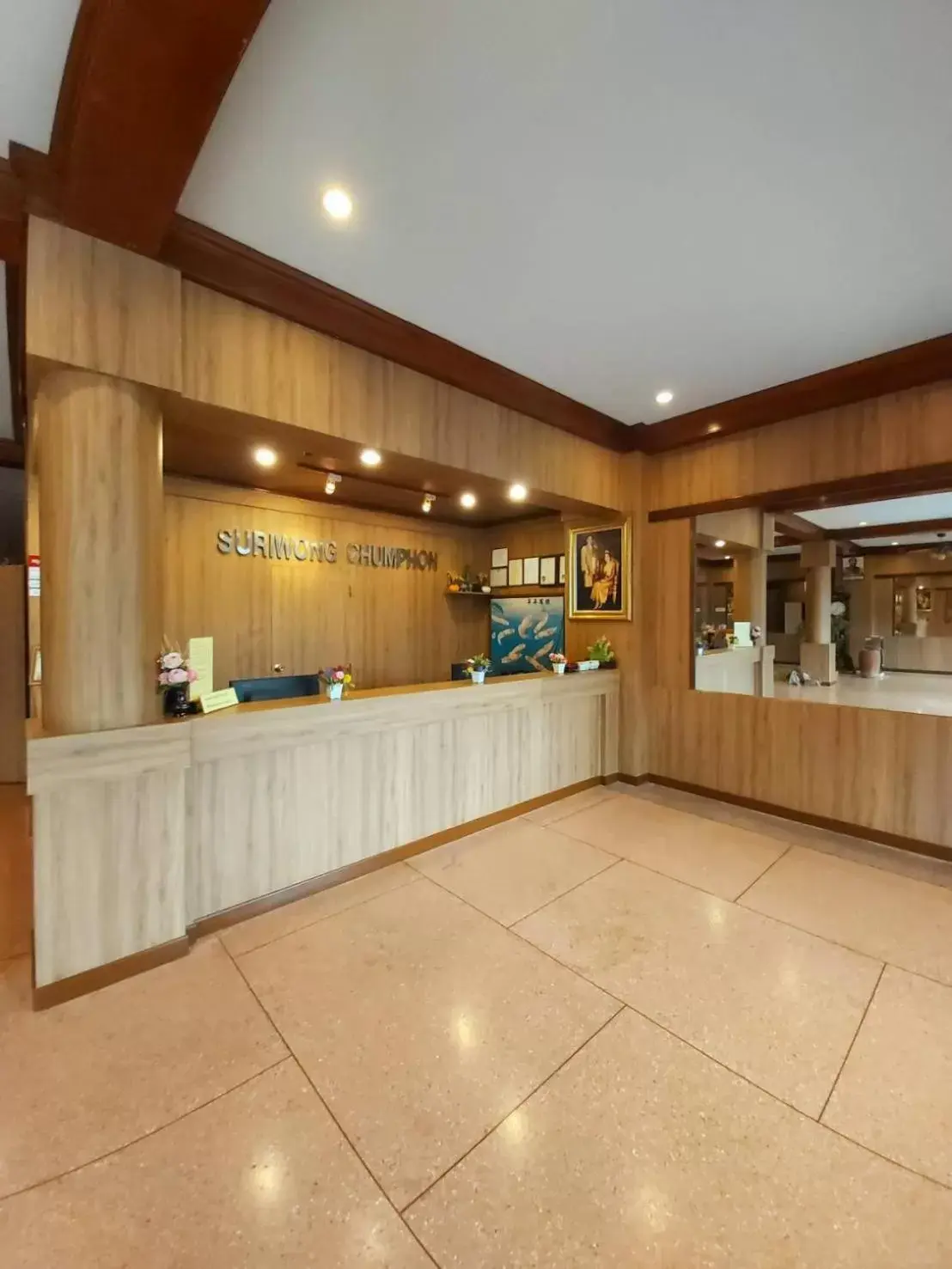 Lobby or reception in Suriwong Chumphon Hotel