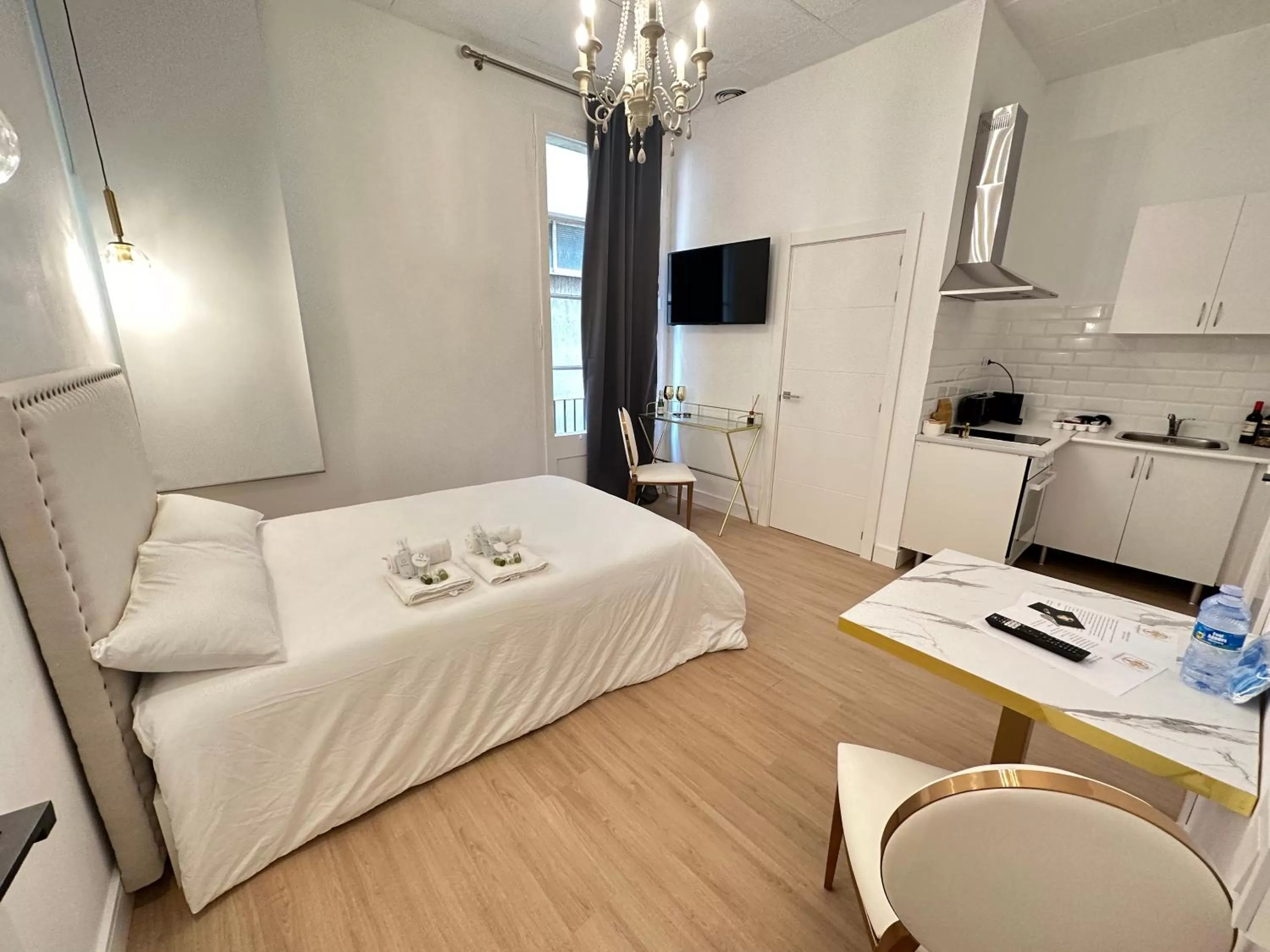 Bed in Siboni Luxury Rooms - Adults Only