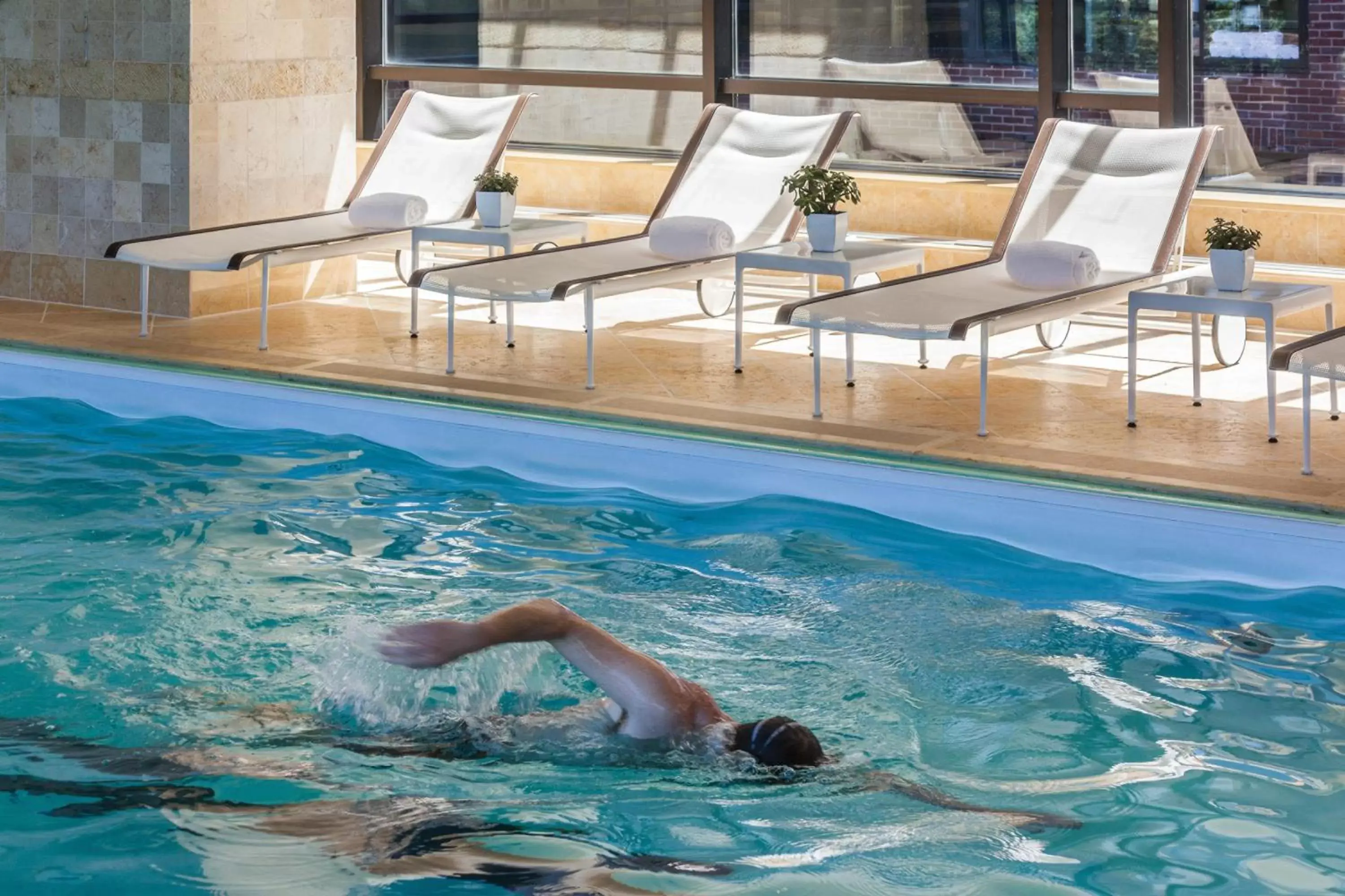 Swimming pool in Four Seasons Boston Swimming pool in Four Seasons Boston