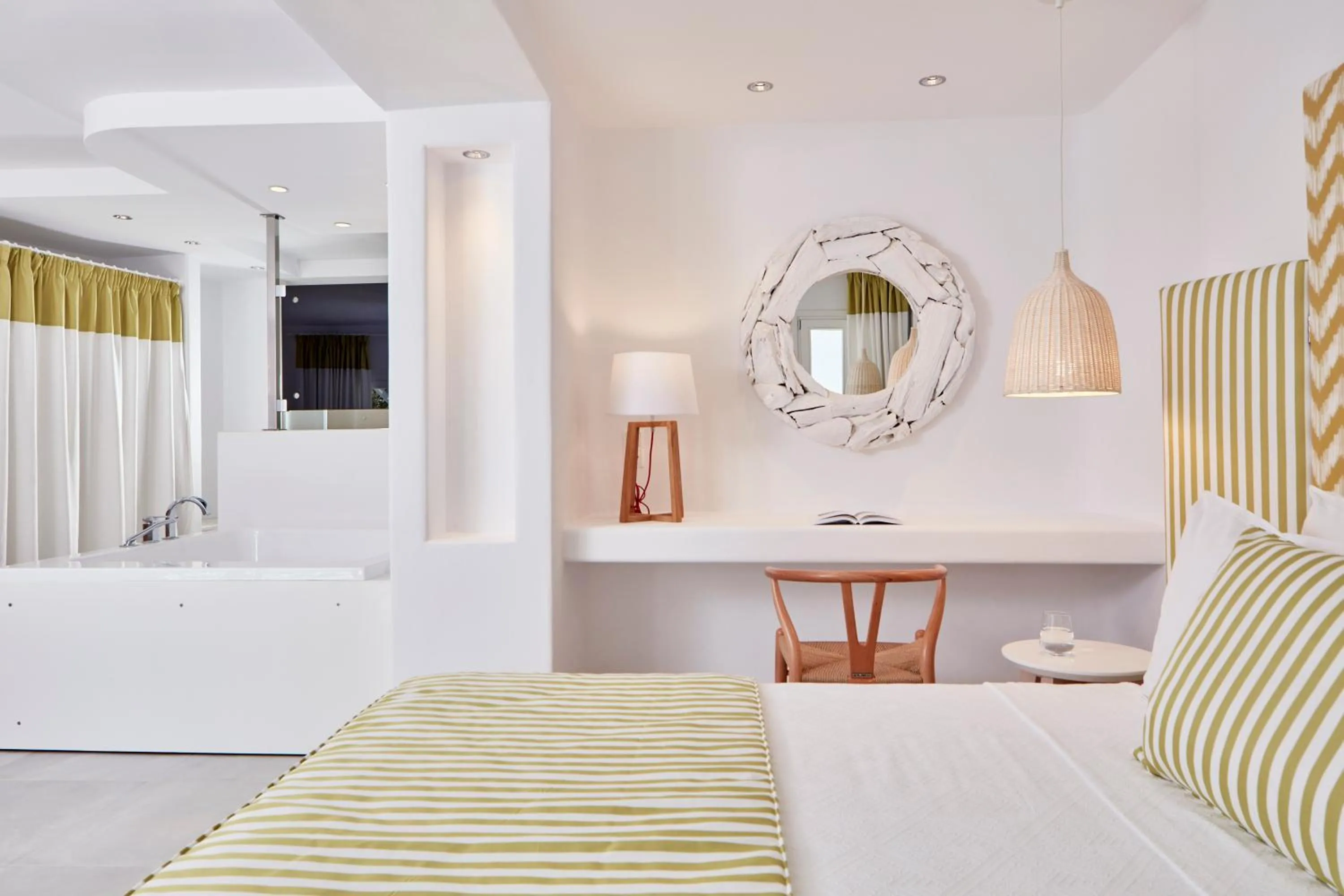 Bedroom, Bed in Archipelagos Hotel - Small Luxury Hotels of the World