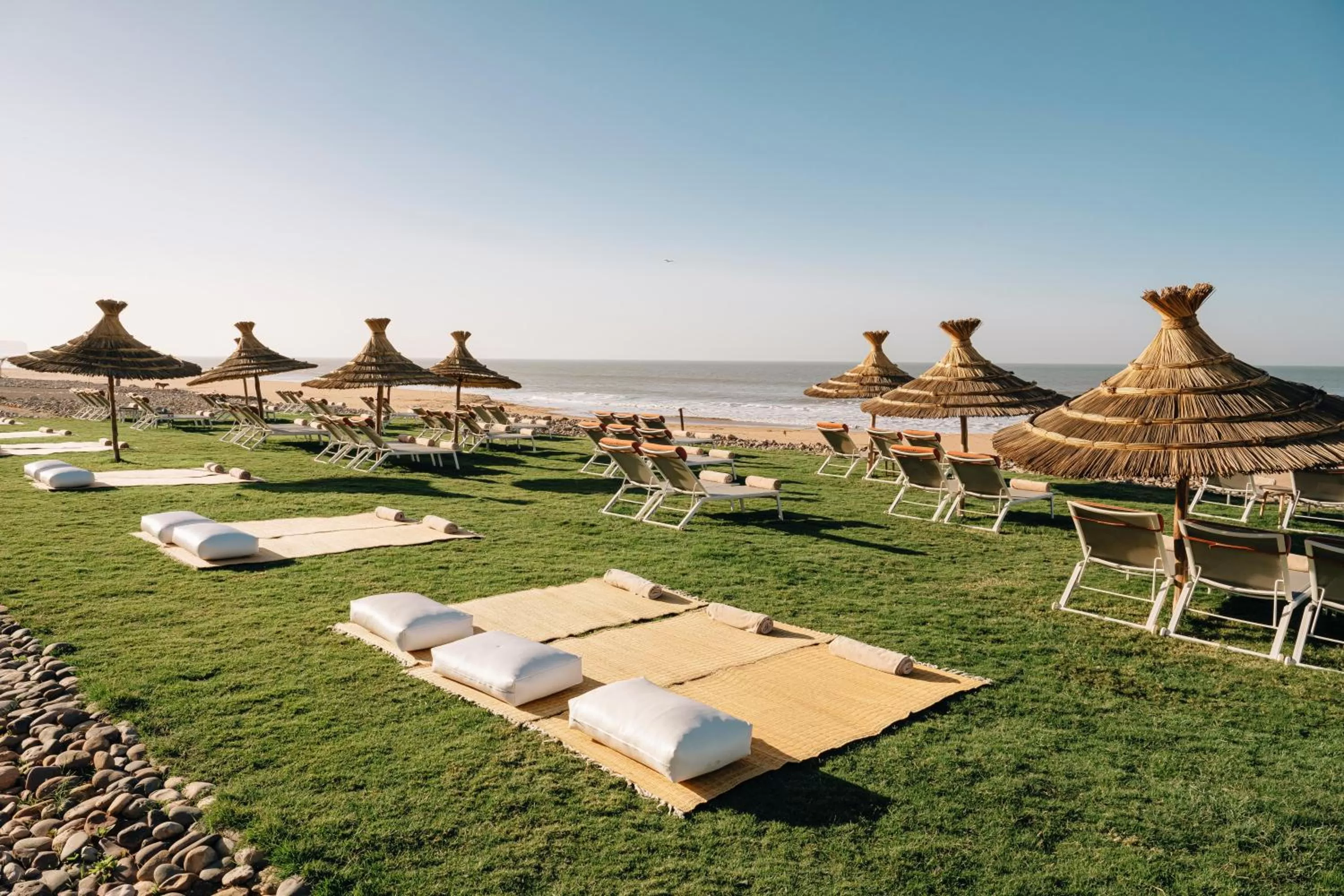 Beach in Paradis Plage Surf Yoga & Spa