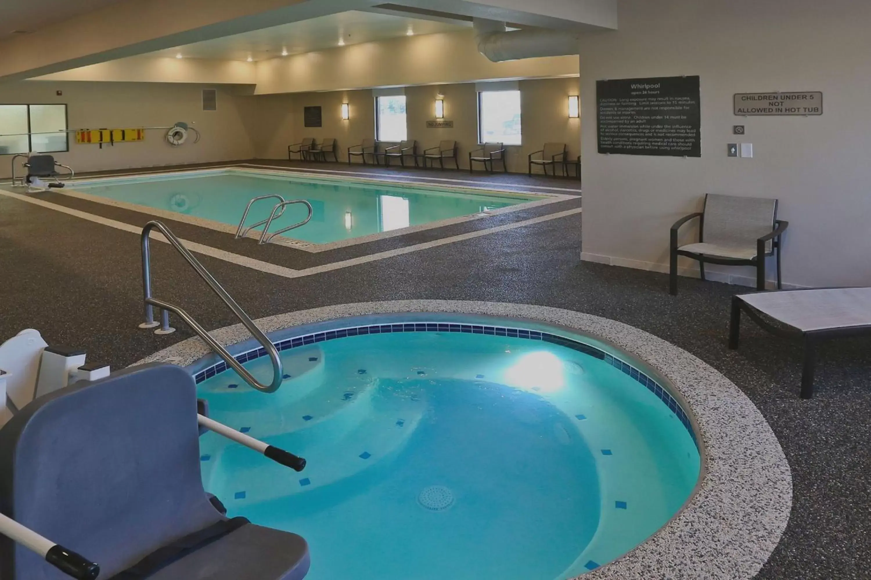 Pool view in Hampton Inn Billings Pool view in Hampton Inn Billings