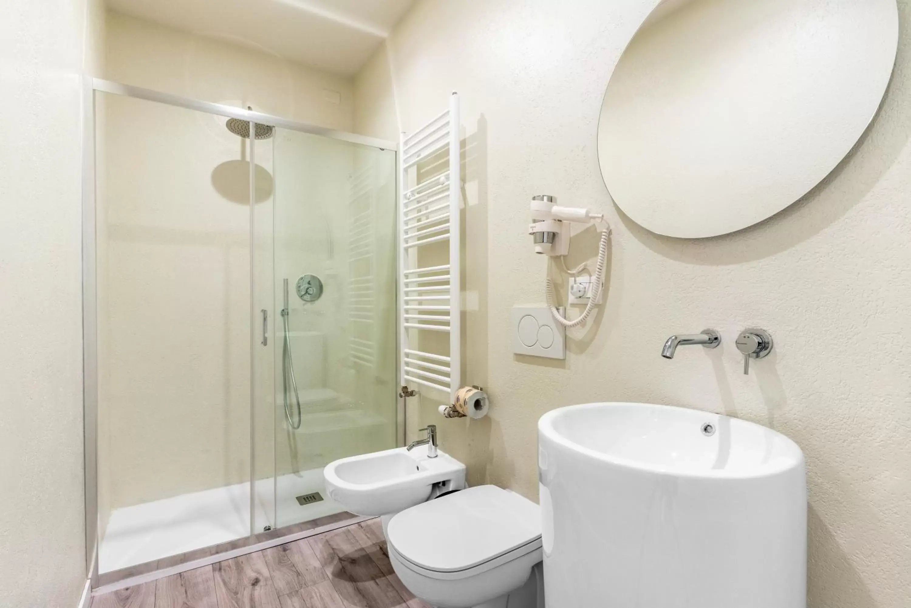 Shower, Bathroom in Meneghina Suites Foresteria Lombarda