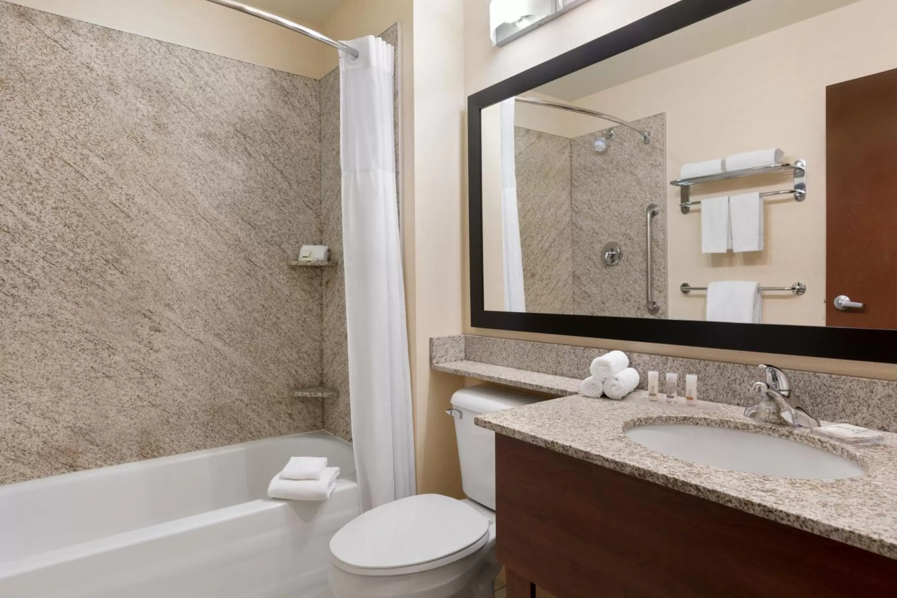 Shower, Bathroom in Days Inn & Suites by Wyndham Sherwood Park Edmonton