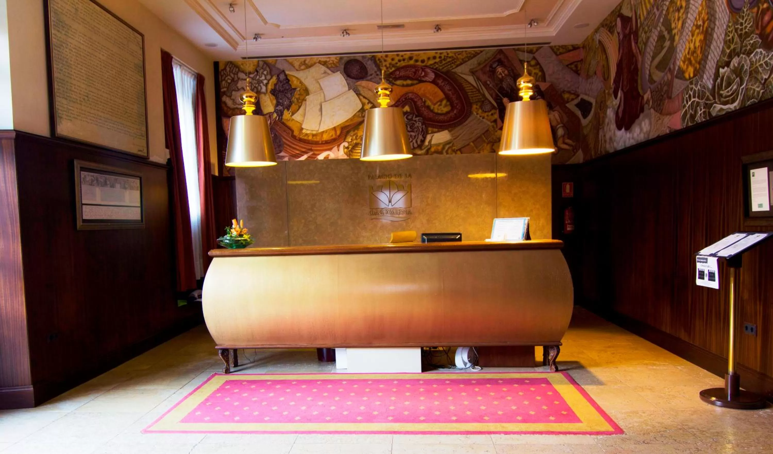 Lobby or reception in Hotel Palacio de la Magdalena