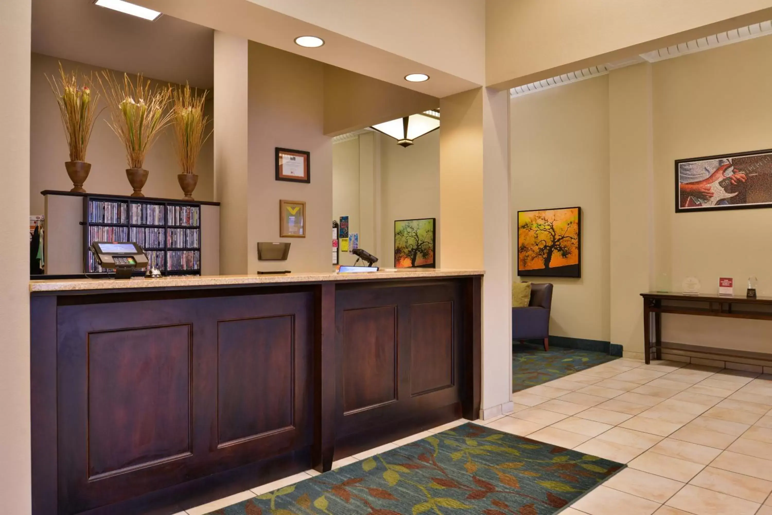 Property building, Lobby/Reception in Candlewood Suites Terre Haute, an IHG Hotel