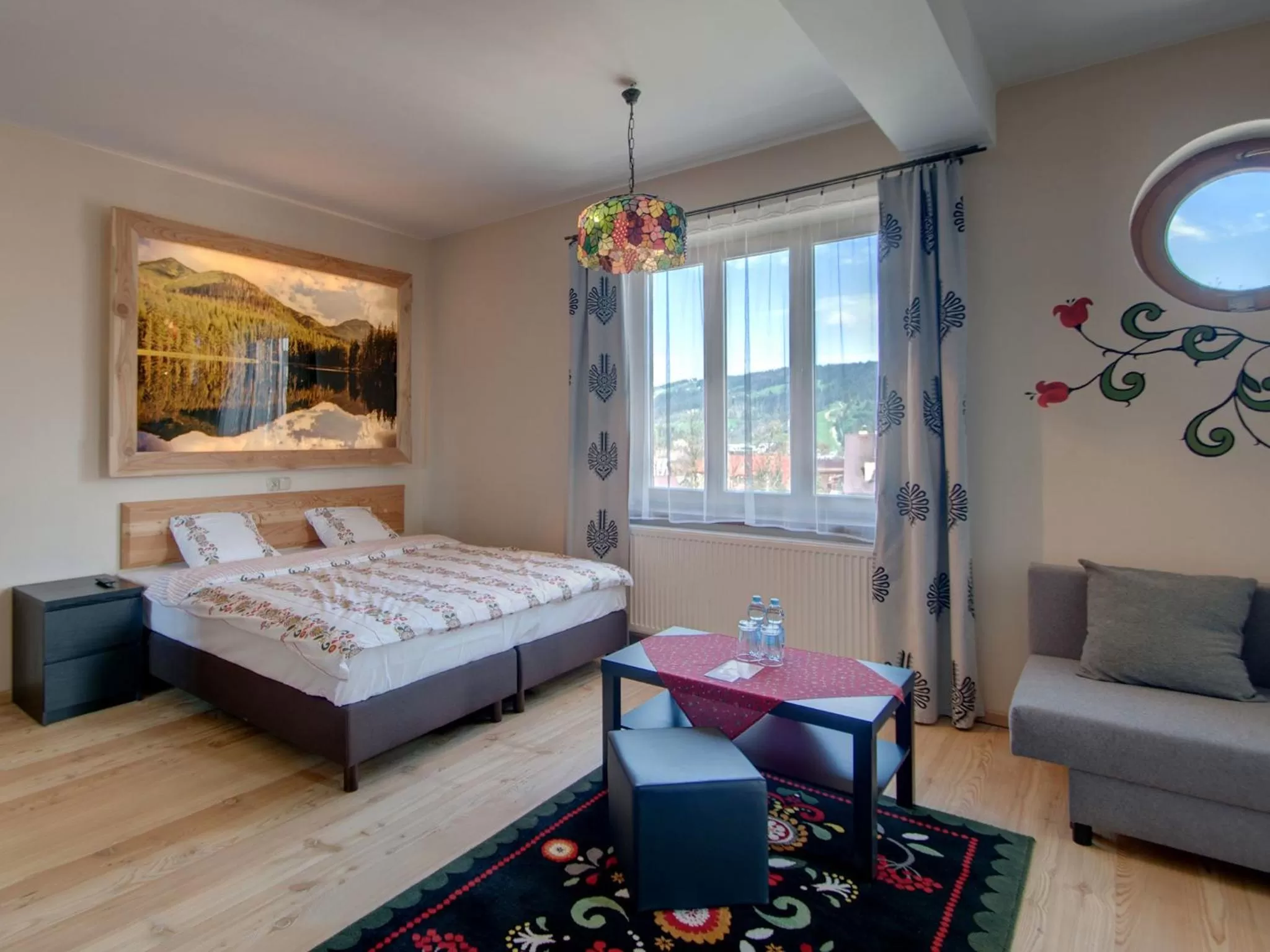 Bed in Pokoje Zamoyskiego - WATRA