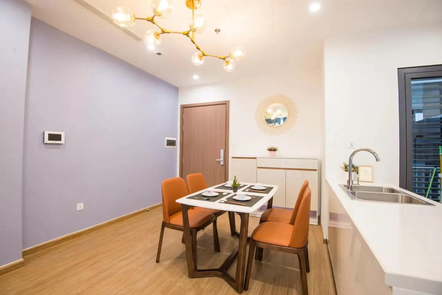 Dining Area in Vinhomes Skylake Apartment - by Bayhomes