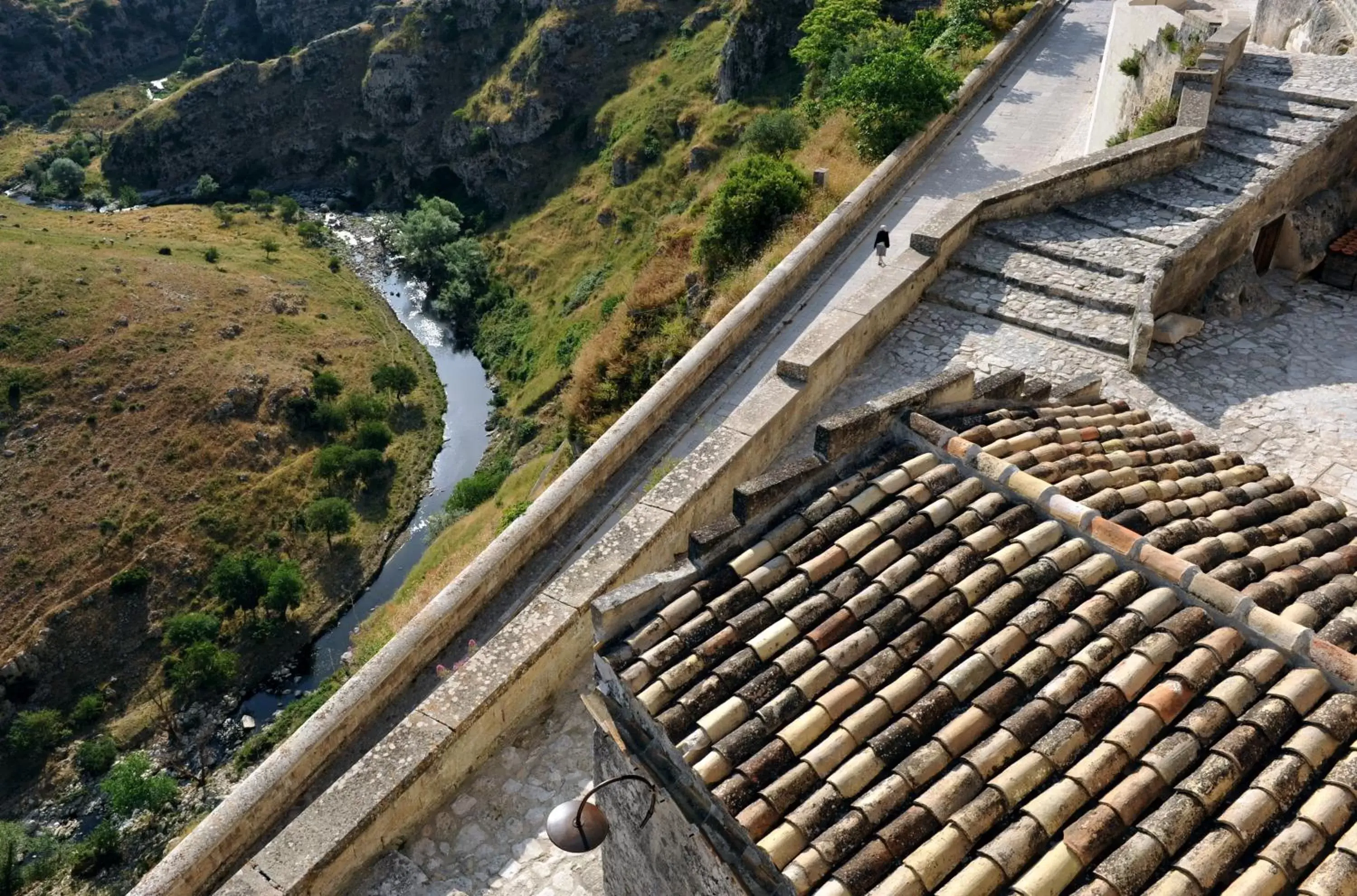 View (from property/room), Bird's-eye View in Sextantio Le Grotte Della Civita