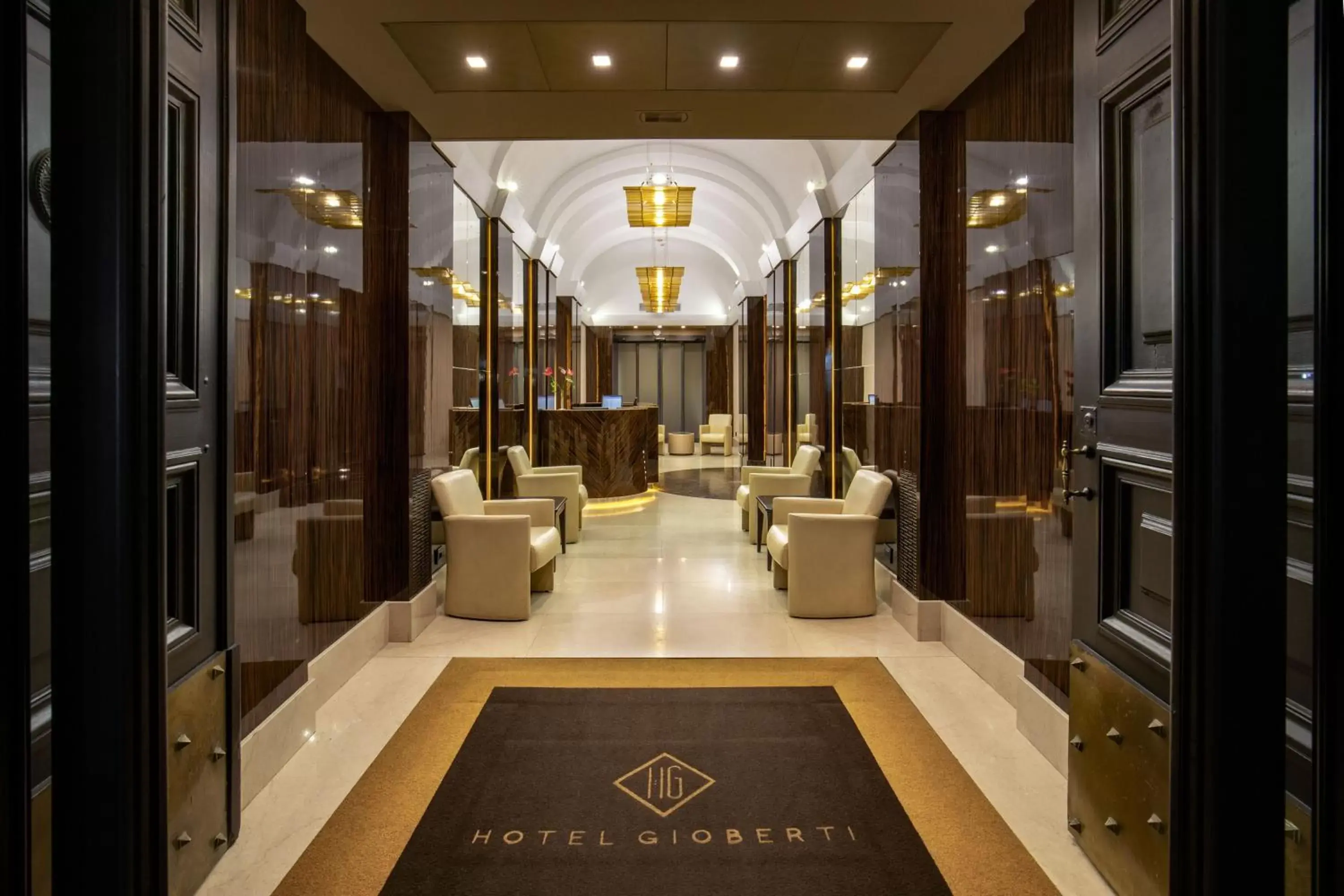 Lobby or reception in Hotel Gioberti