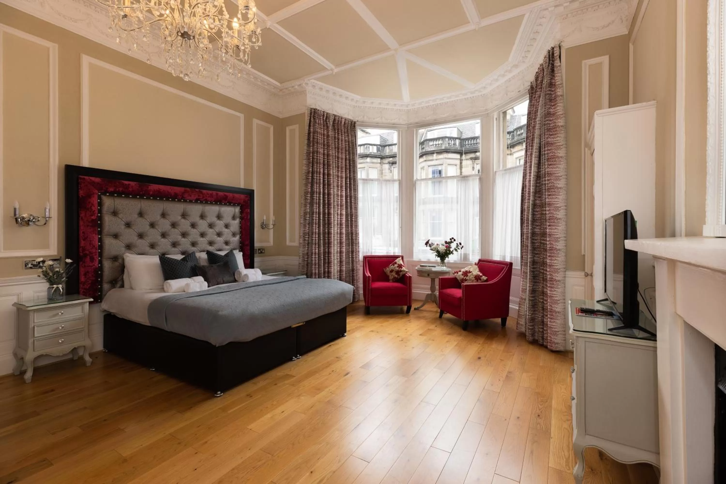 Bed in The Haymarket Hotel