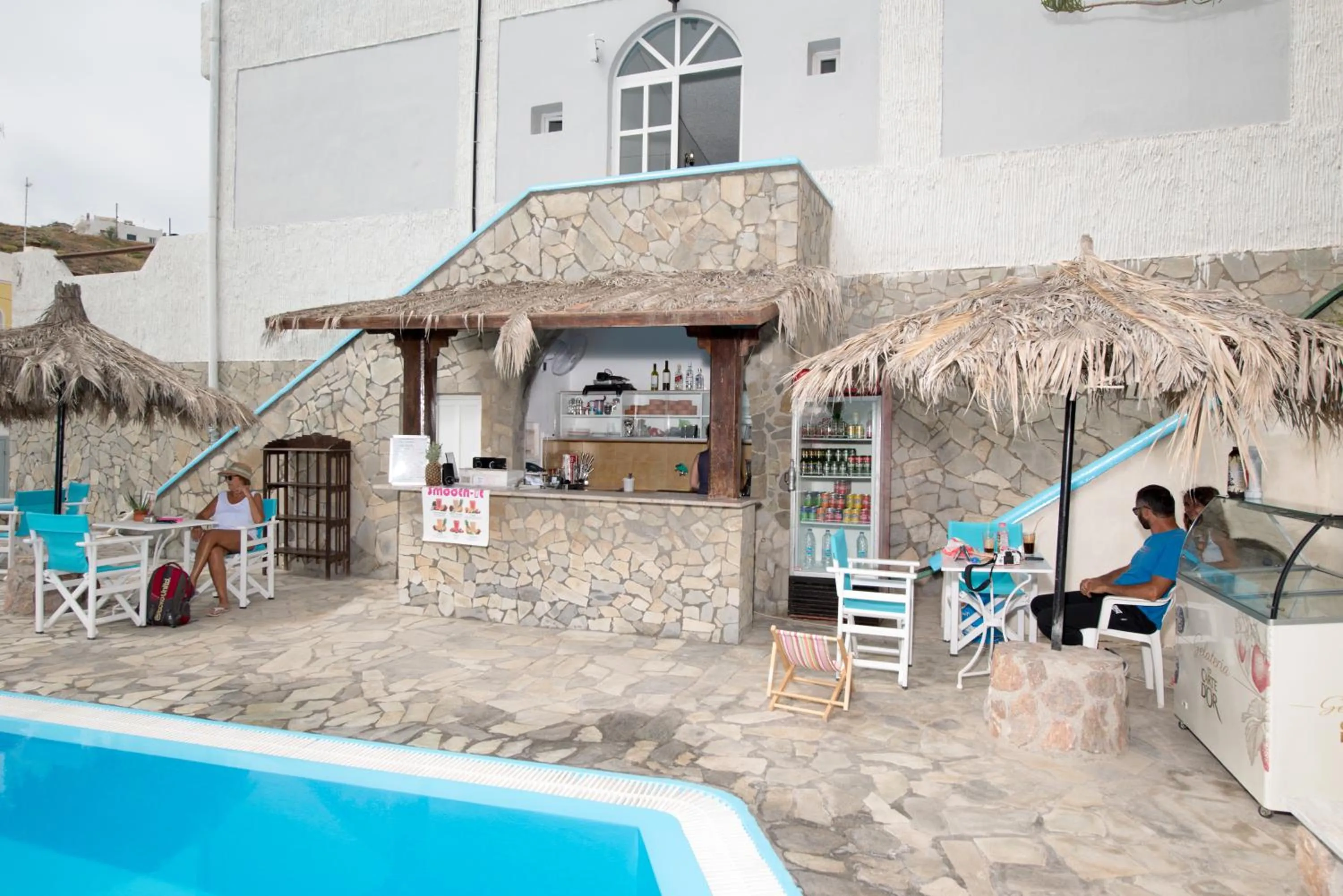 Pool view in Porto Castello