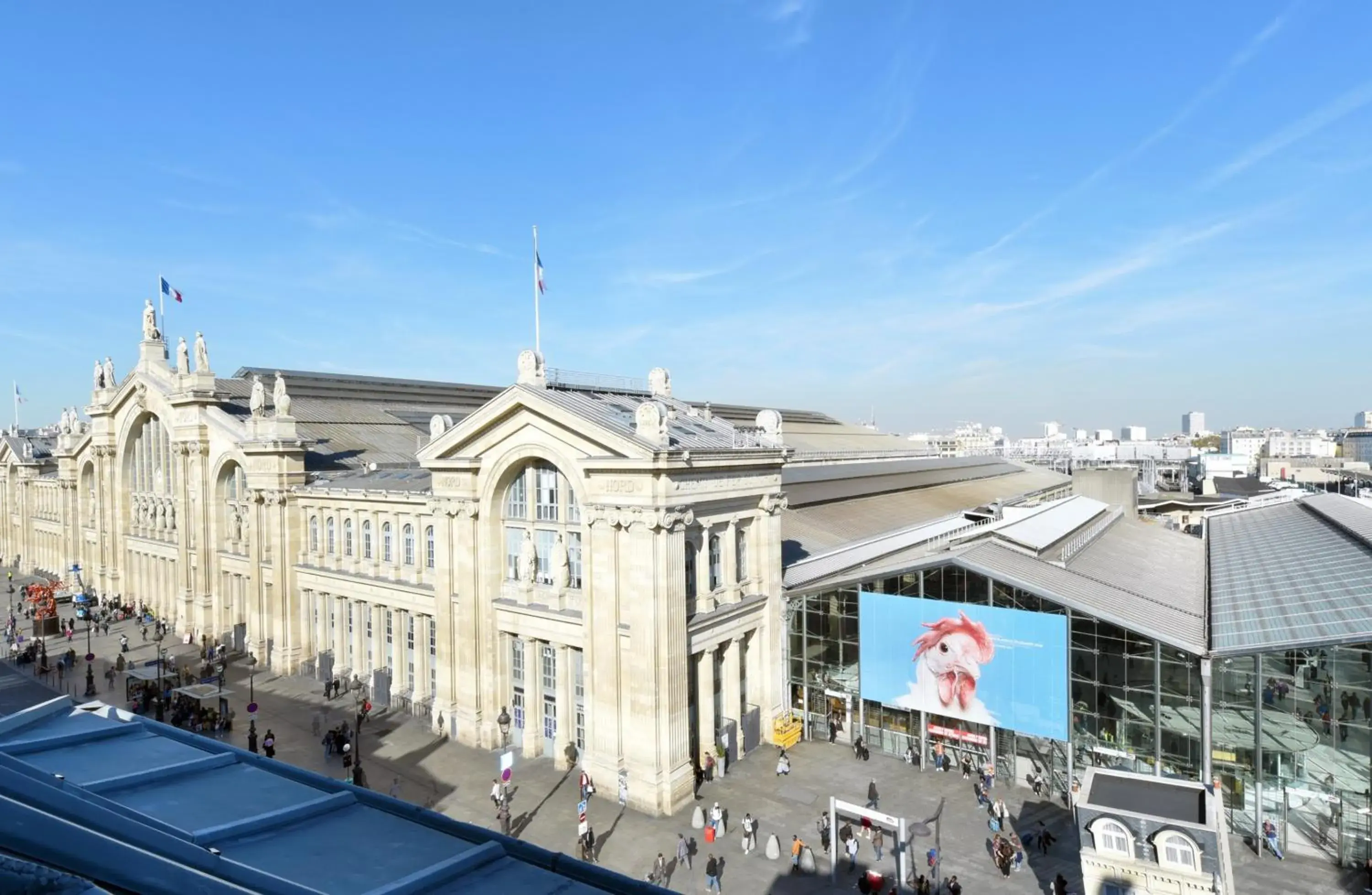 City view in New Hôtel Gare Du Nord