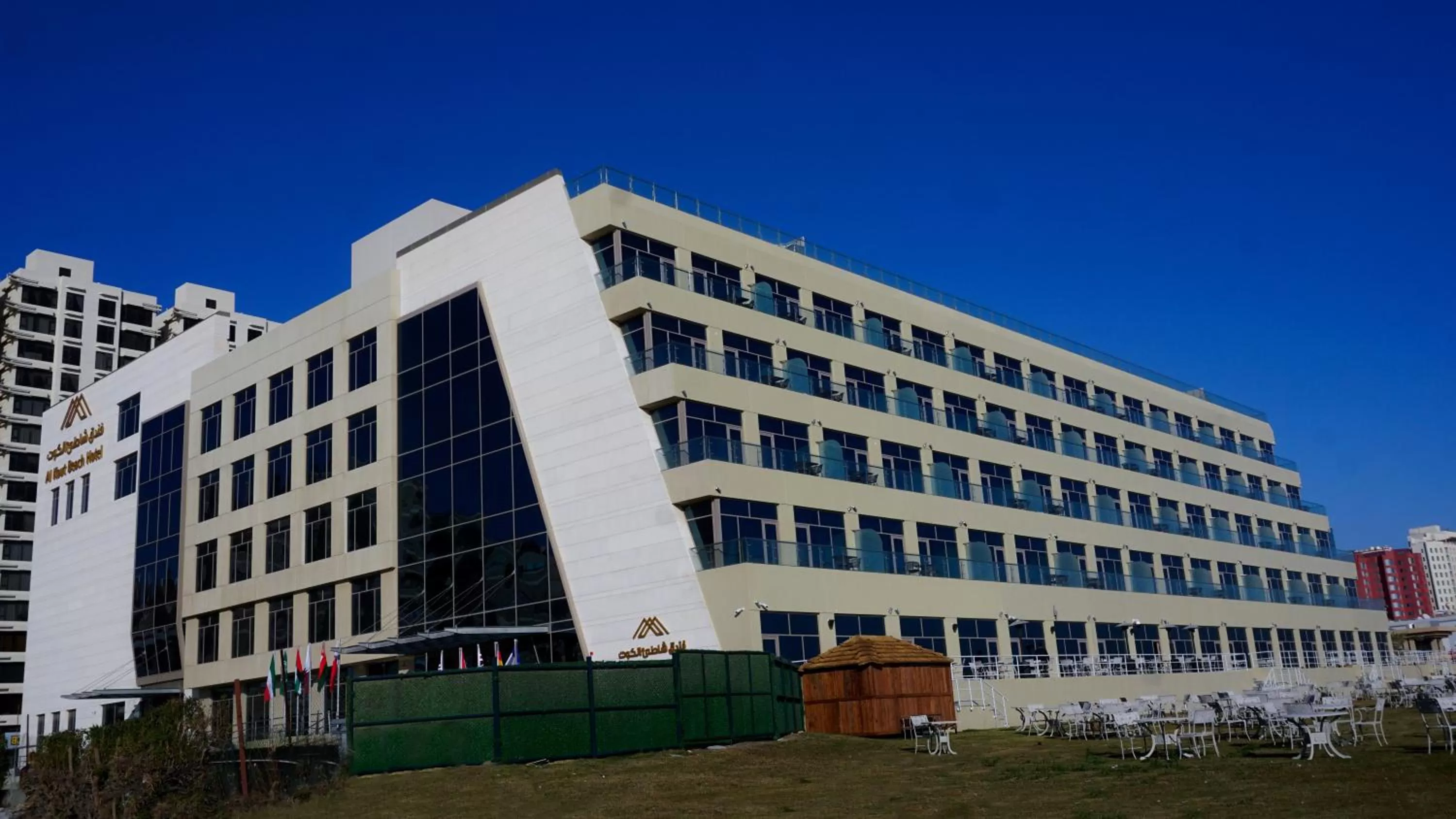 Property building in Al Kout Beach Hotel