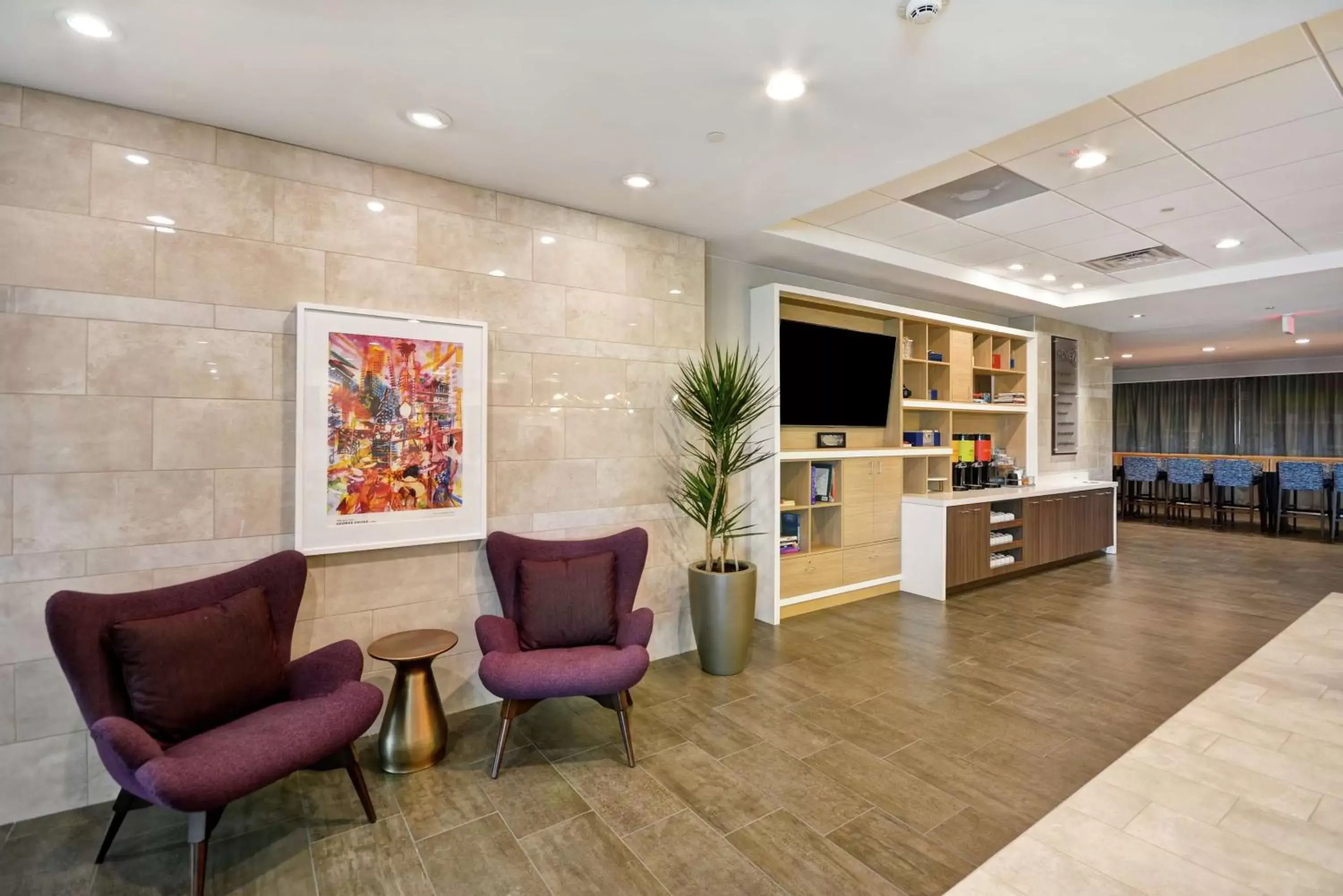 Lobby or reception in Home2 Suites Plano Legacy West Lobby or reception in Home2 Suites Plano Legacy West