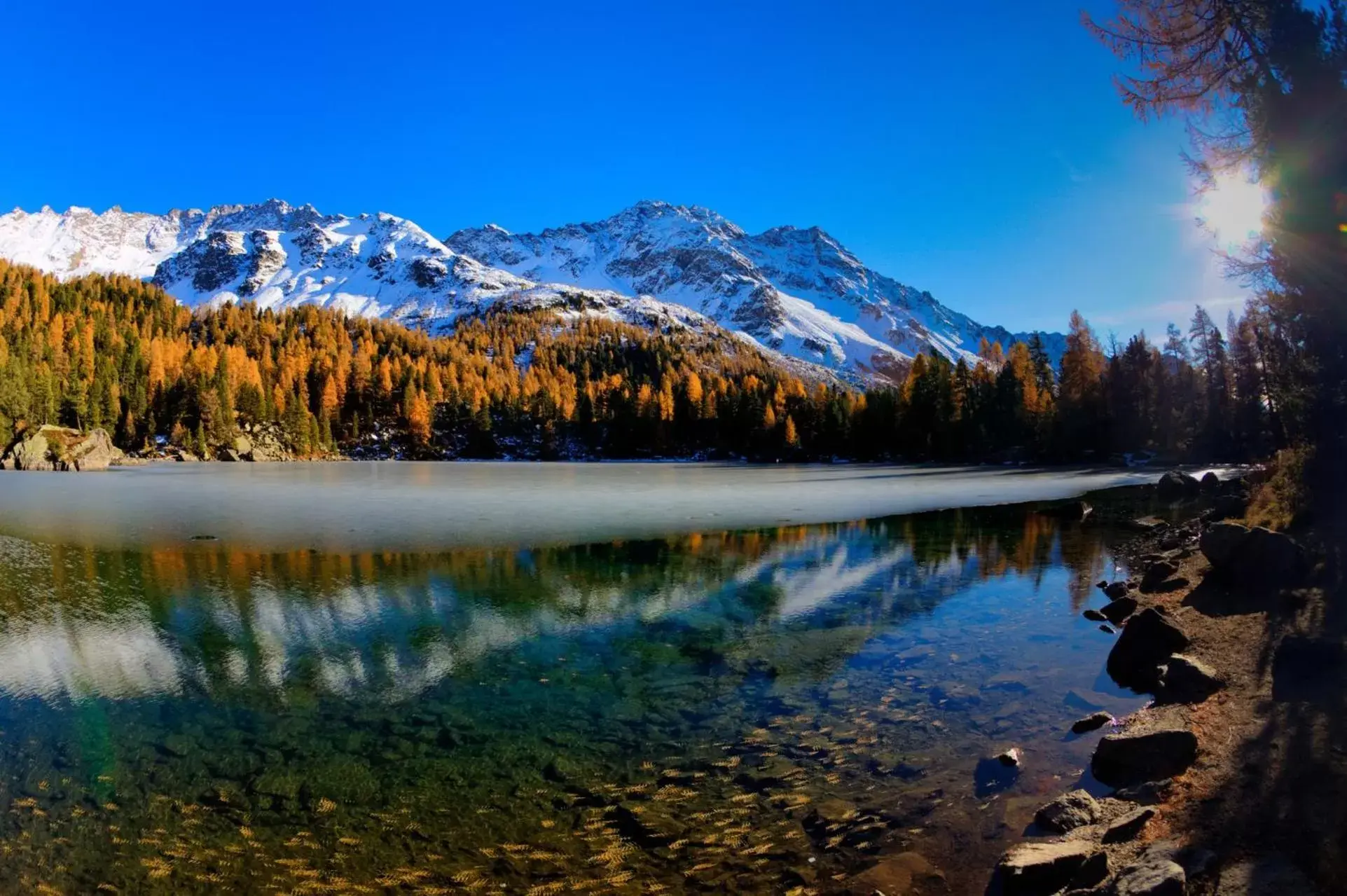 Natural landscape in Hotel Centrale, Typically Swiss