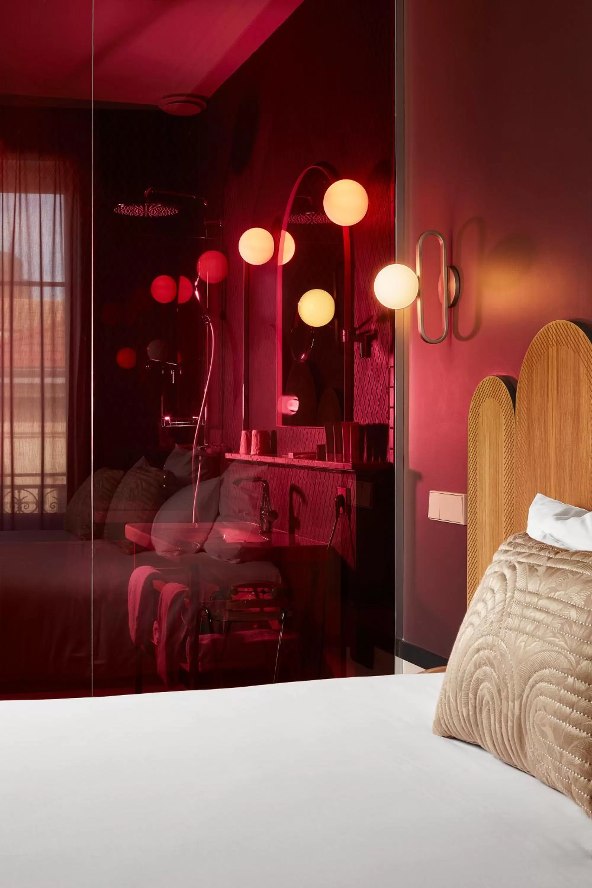 Bed in Hotel De Cambis Best Western Premier Collection