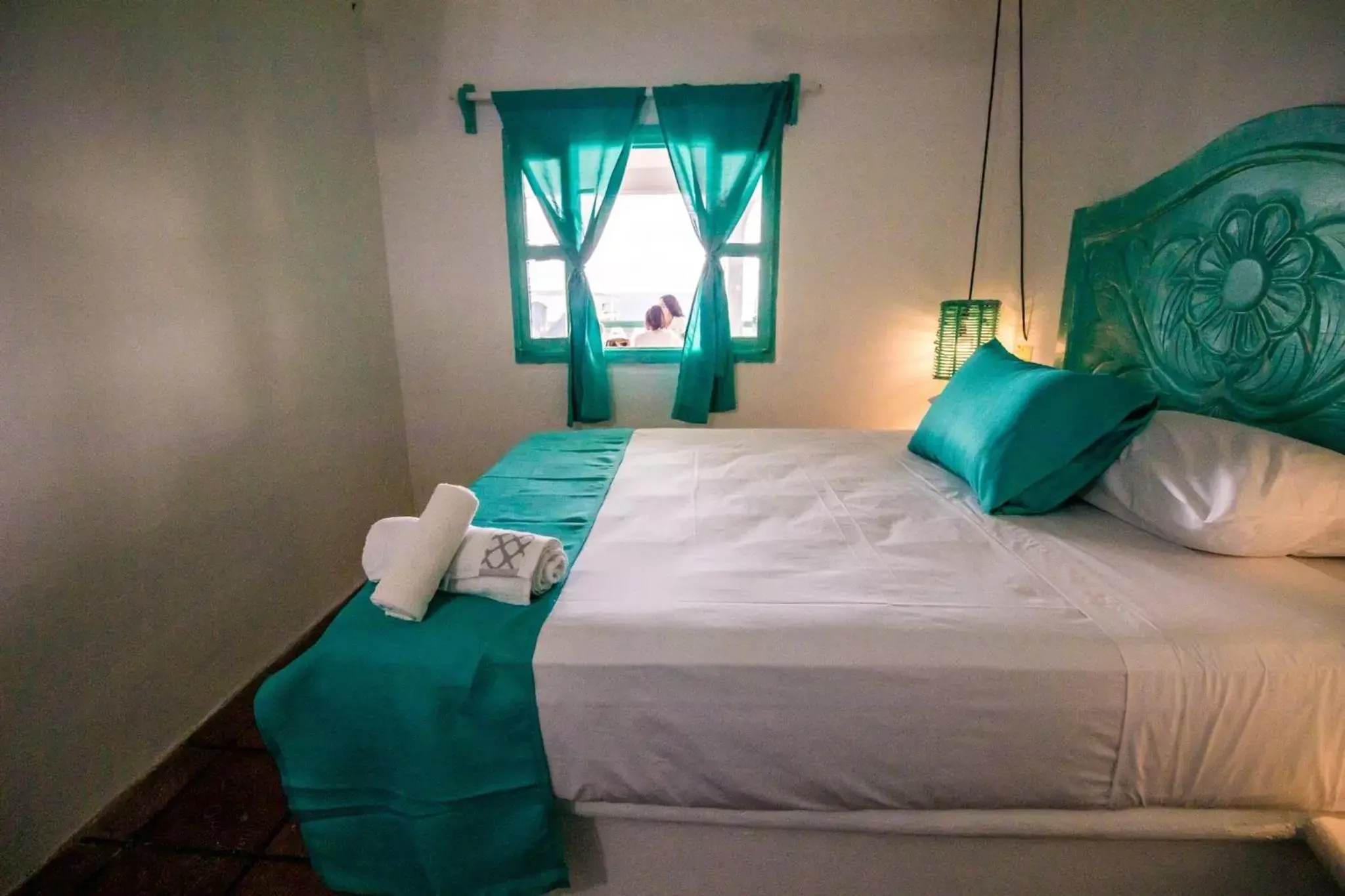Bedroom, Bed in Hotel Costa 55 Puerto Escondido
