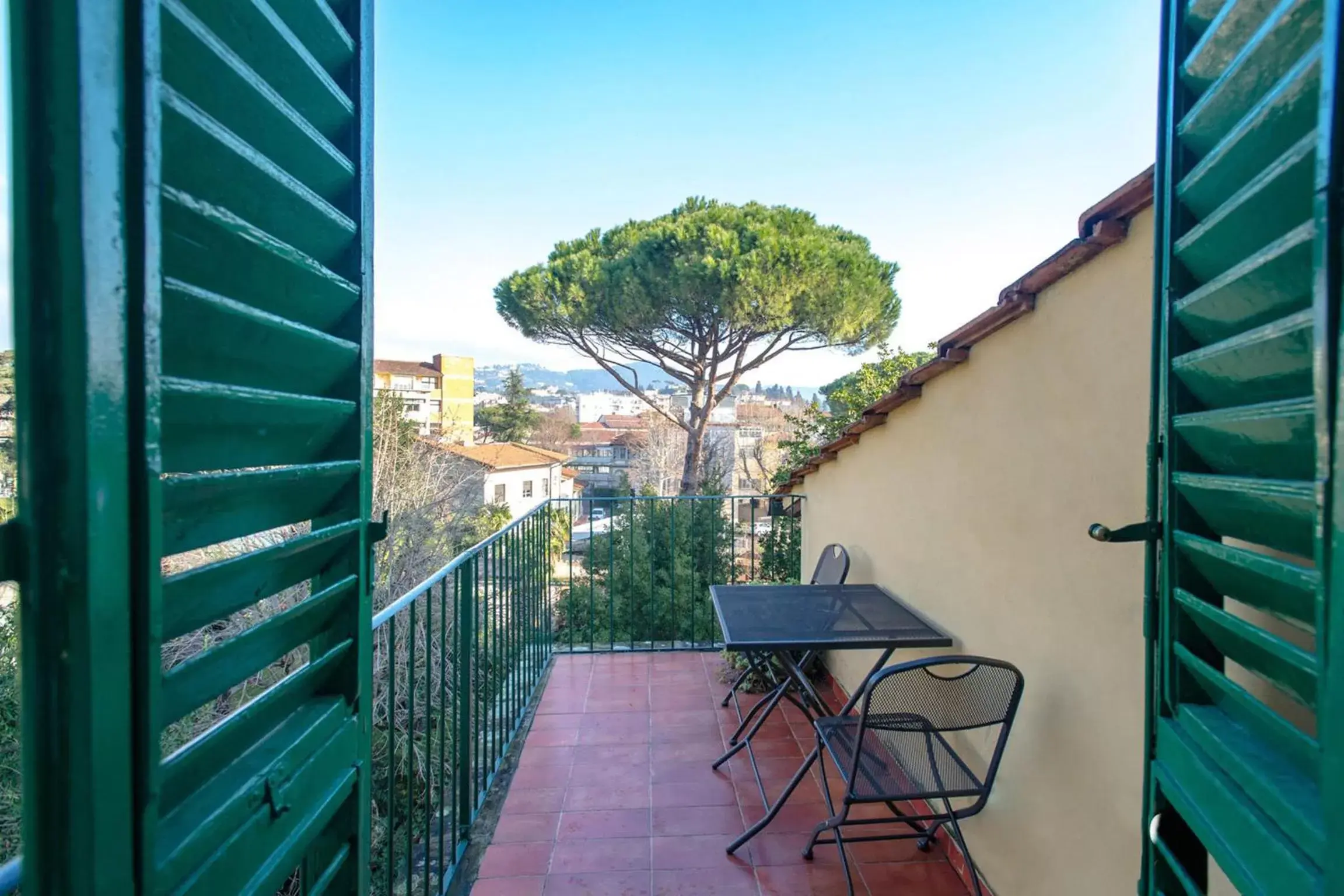 Garden view, Balcony/Terrace in Hotel Masaccio