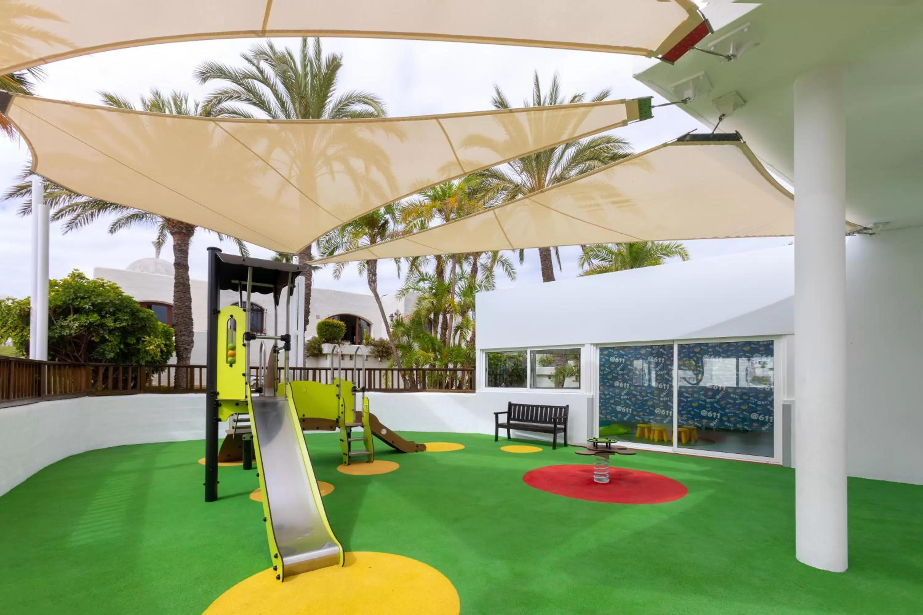 Children play ground in HD Parque Cristobal Tenerife