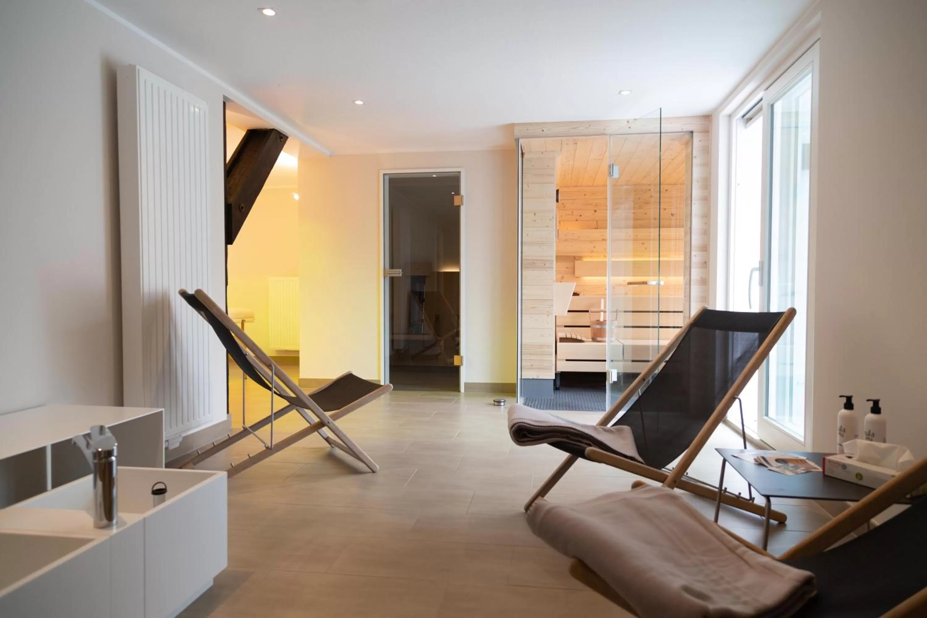 Sauna in Biohotel Schönhagener Mühle