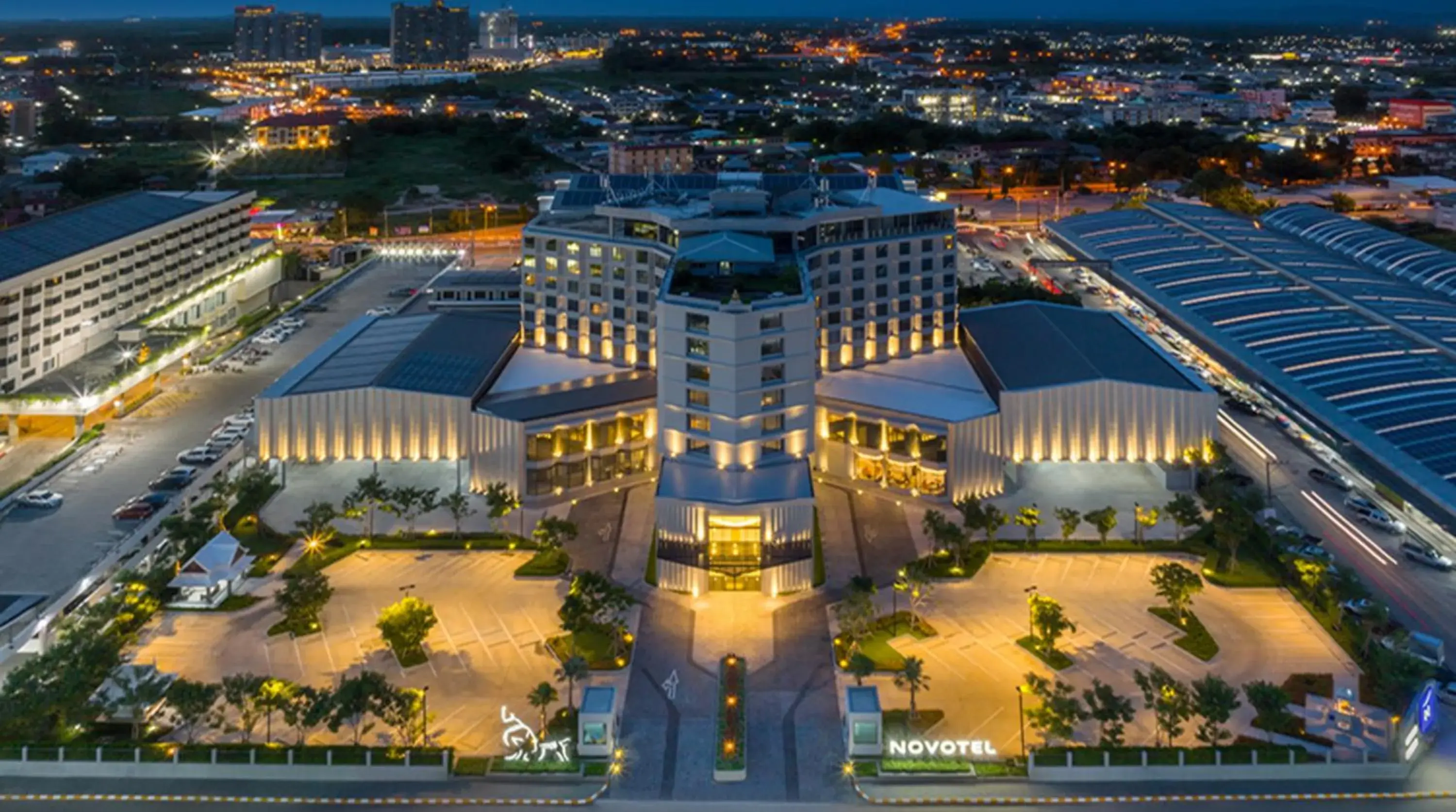 Property building, Bird's-eye View in Novotel Rayong Star Convention Centre