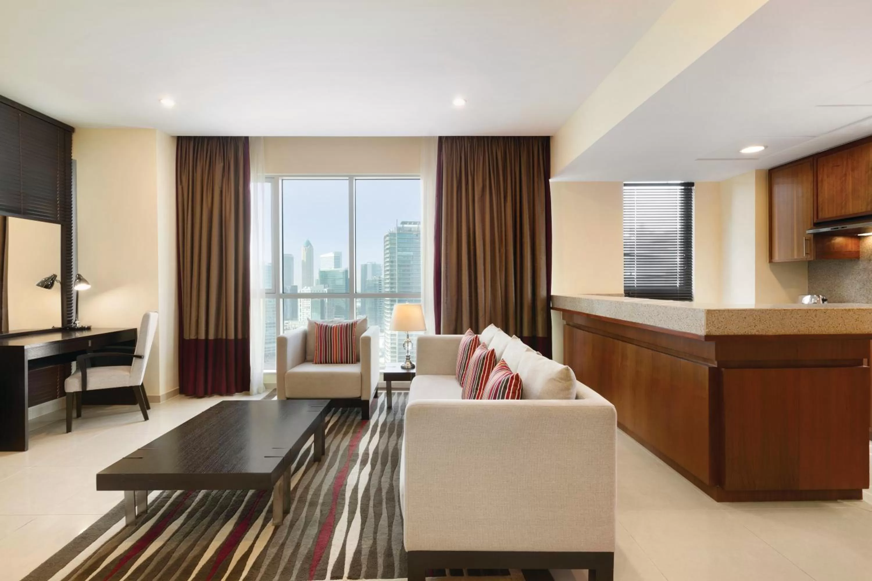 Living room in Ramada by Wyndham Downtown Dubai
