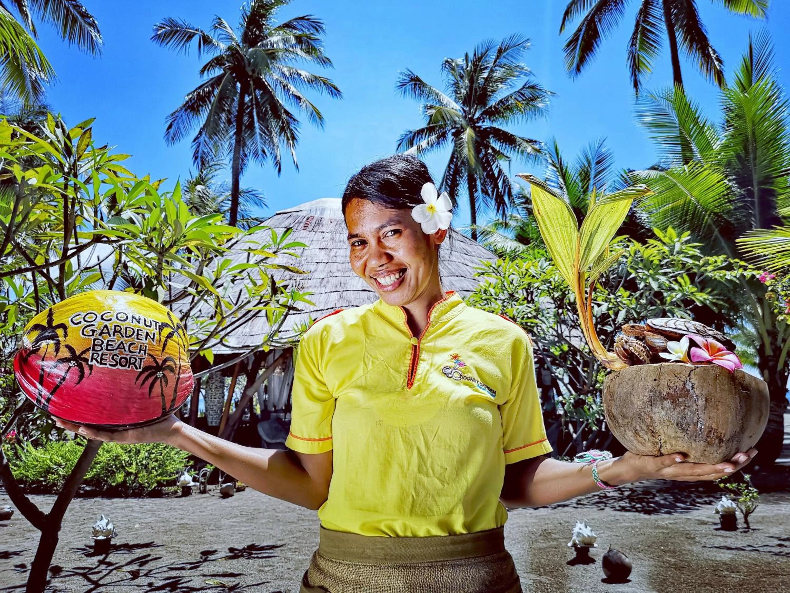 People in Coconut Garden Beach Resort