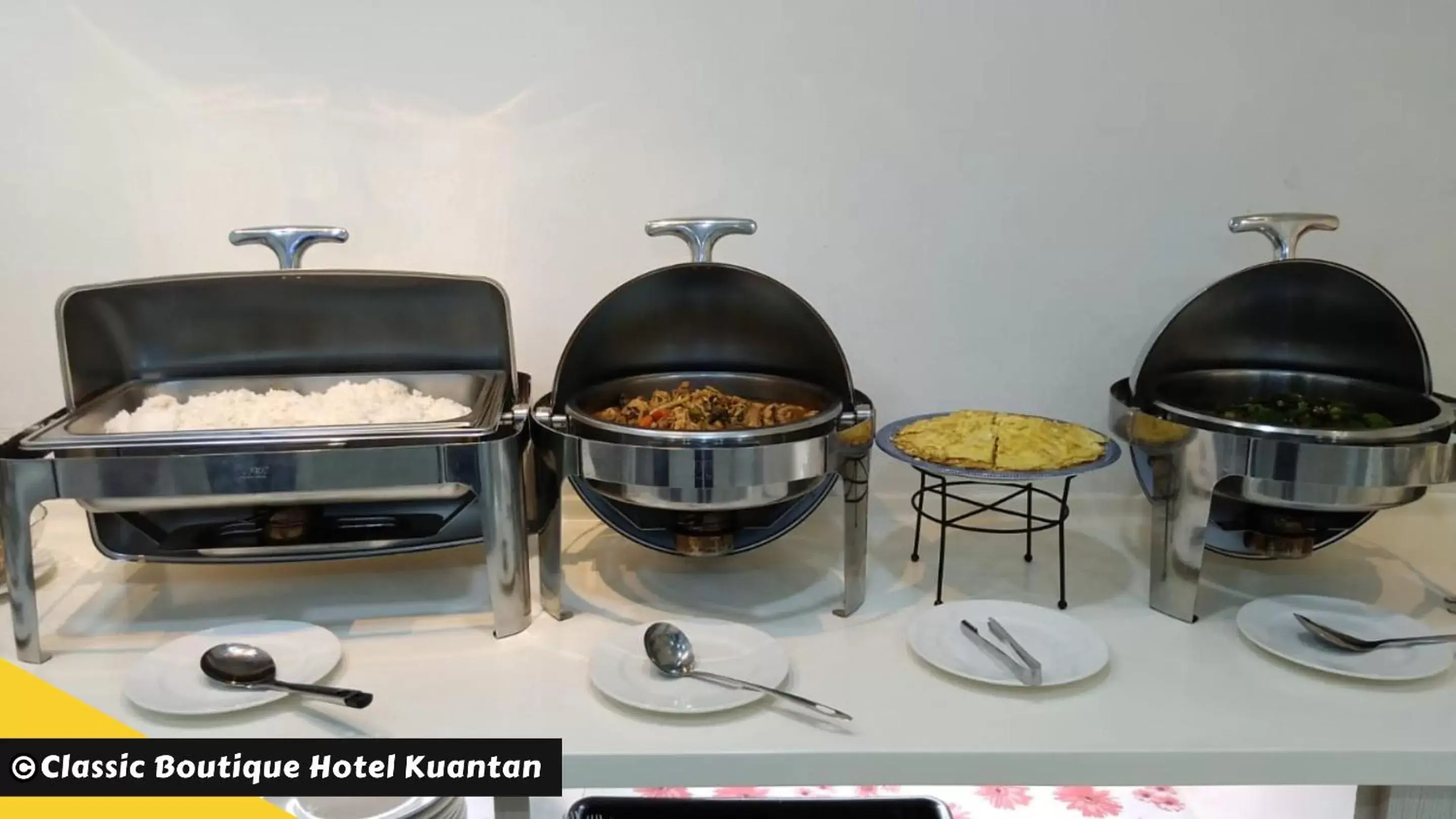 Buffet breakfast in Classic Boutique Hotel Kuantan