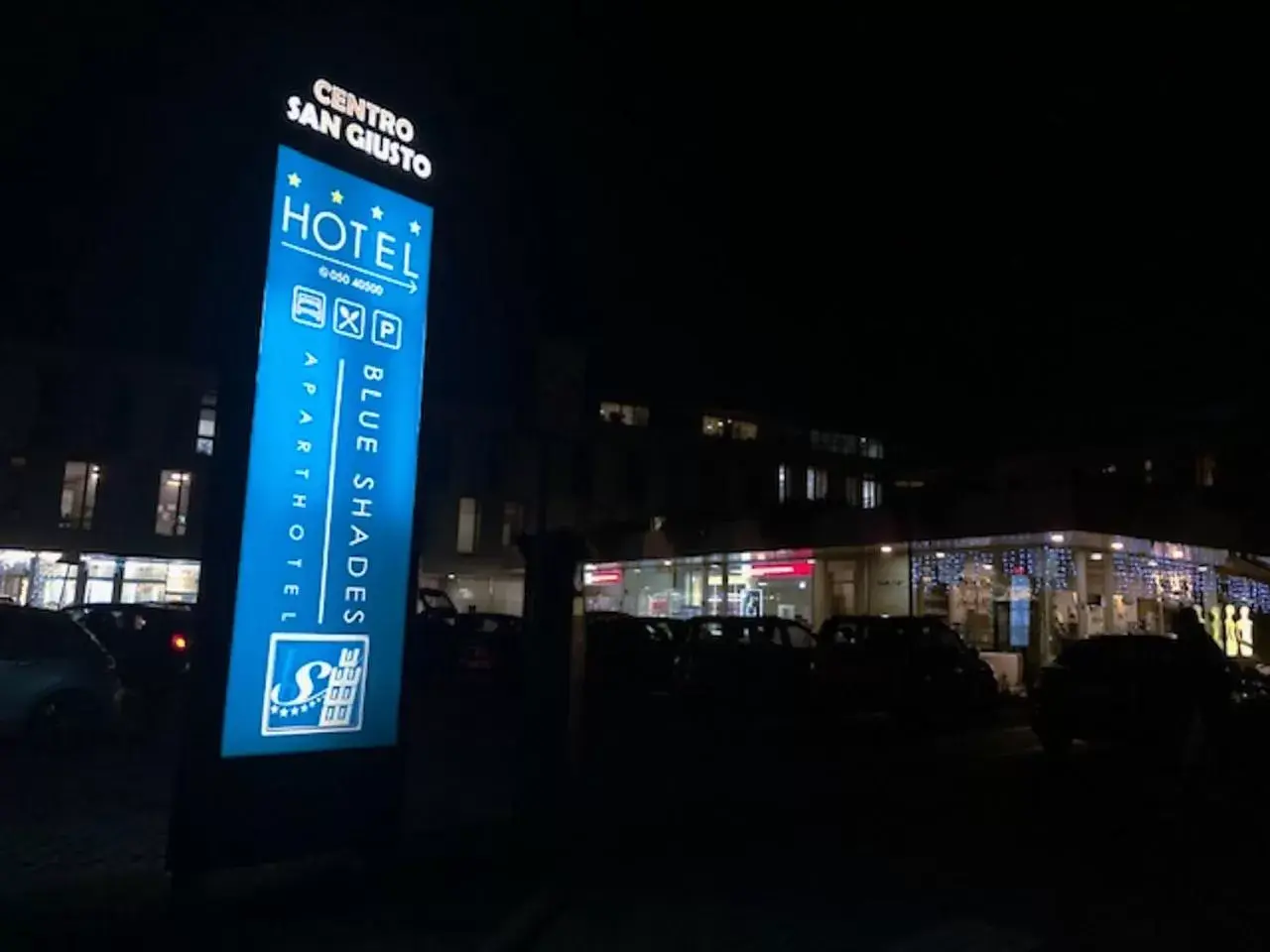 Property building in Blue Shades Hotel Property building in Blue Shades Hotel