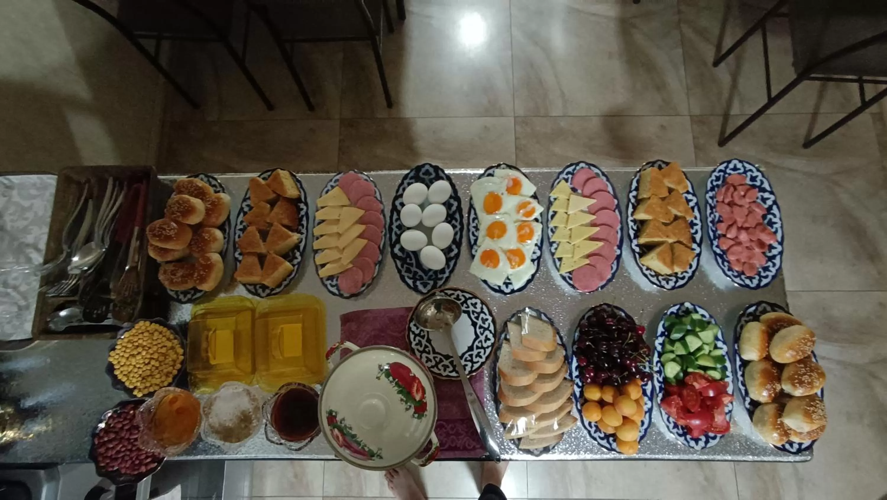 Breakfast in Aminabonu Hotel