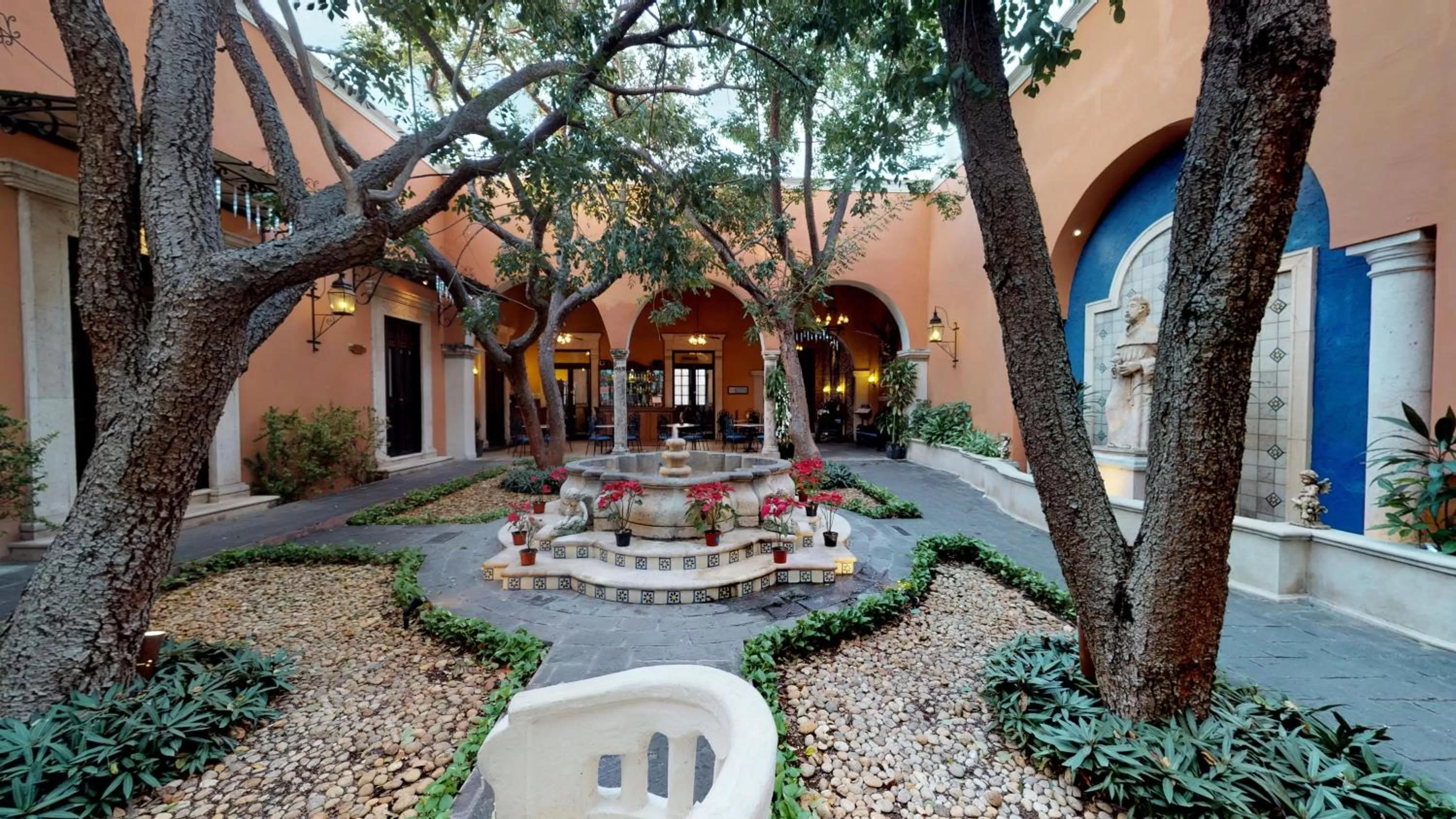 Garden in Hotel Boutique La Mision De Fray Diego