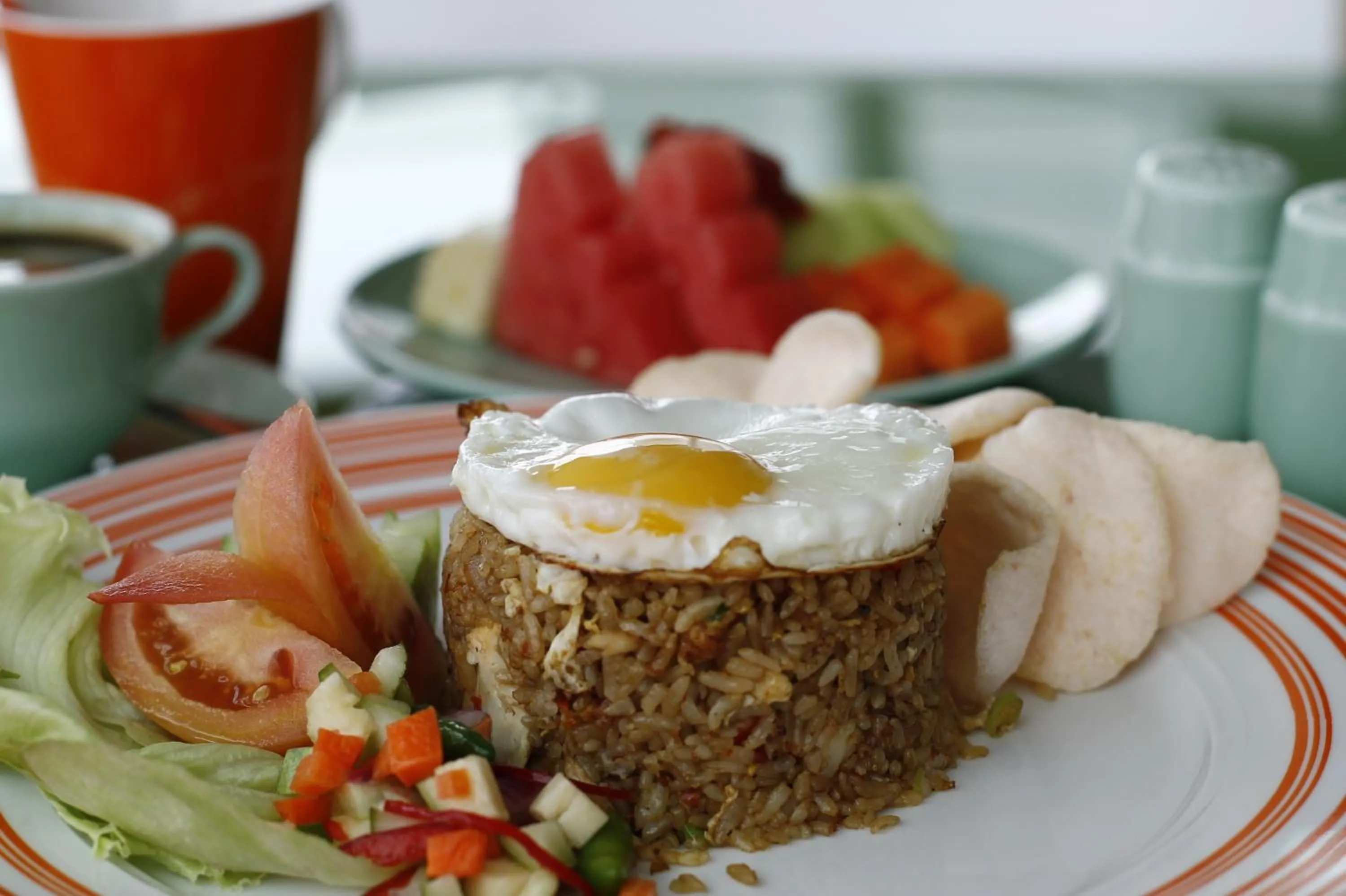 Asian breakfast in HARRIS Hotel & Convention Festival Citylink Bandung