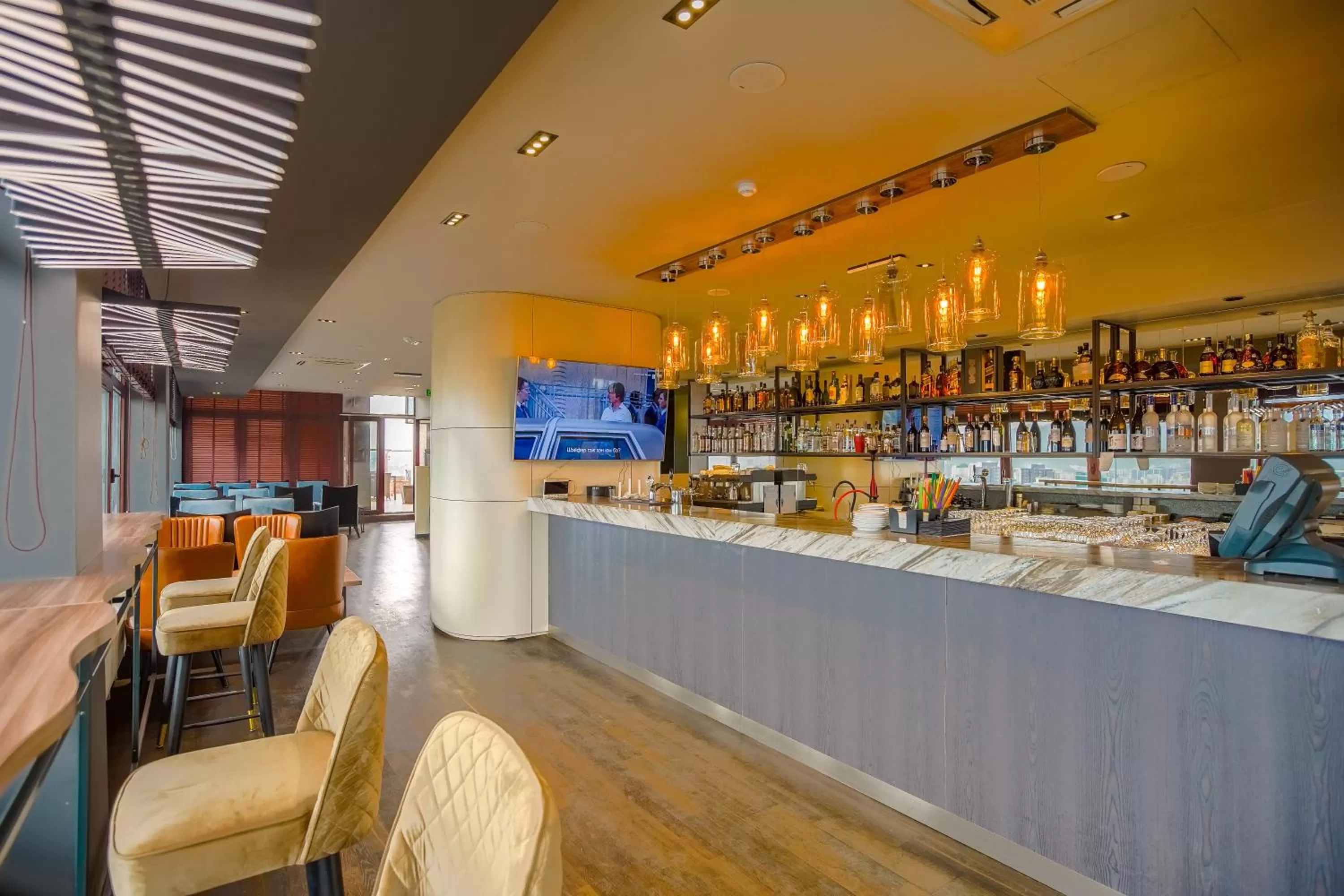 Lounge or bar in Ramada Ulaanbaatar City Center