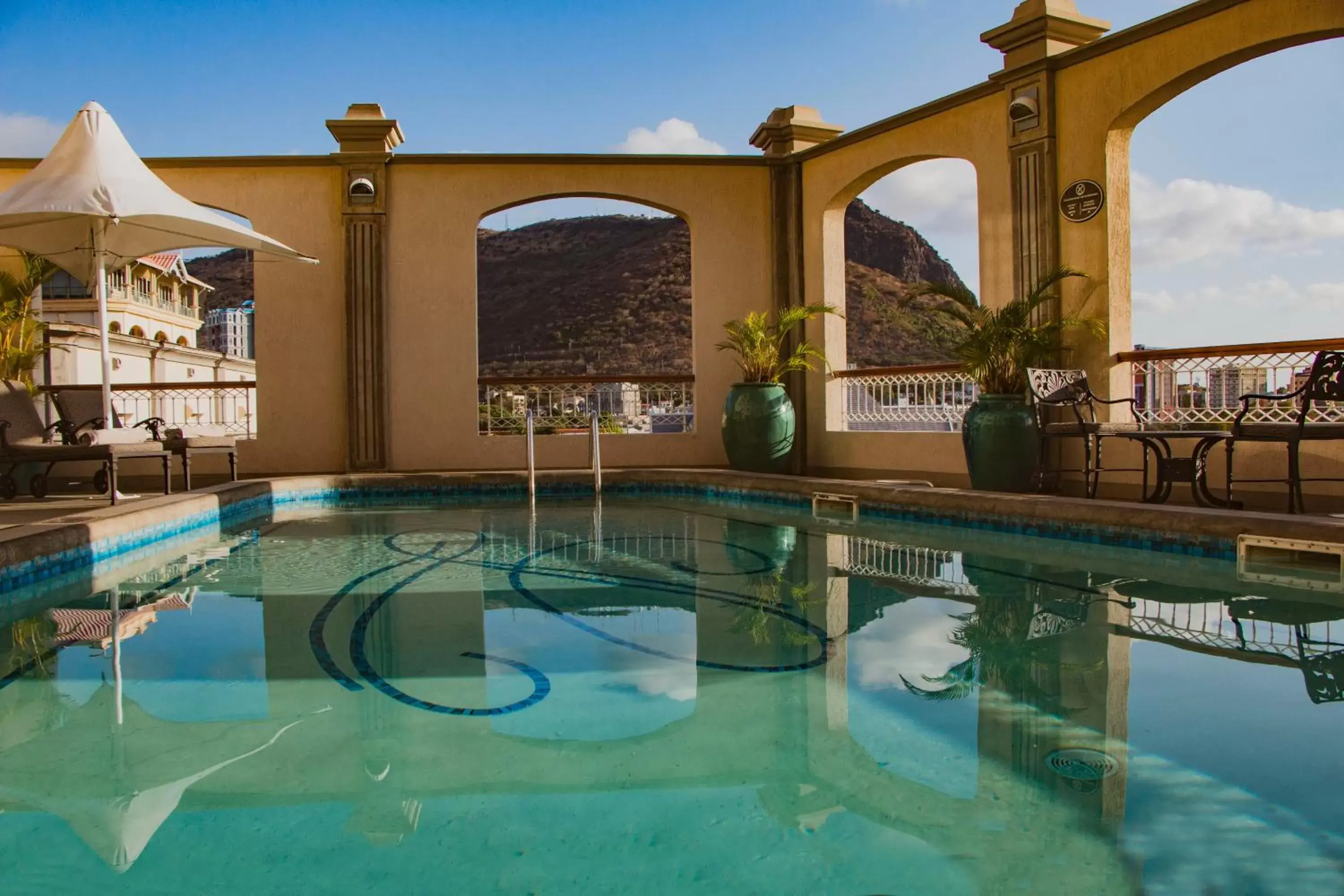 Swimming Pool in Labourdonnais Waterfront Hotel