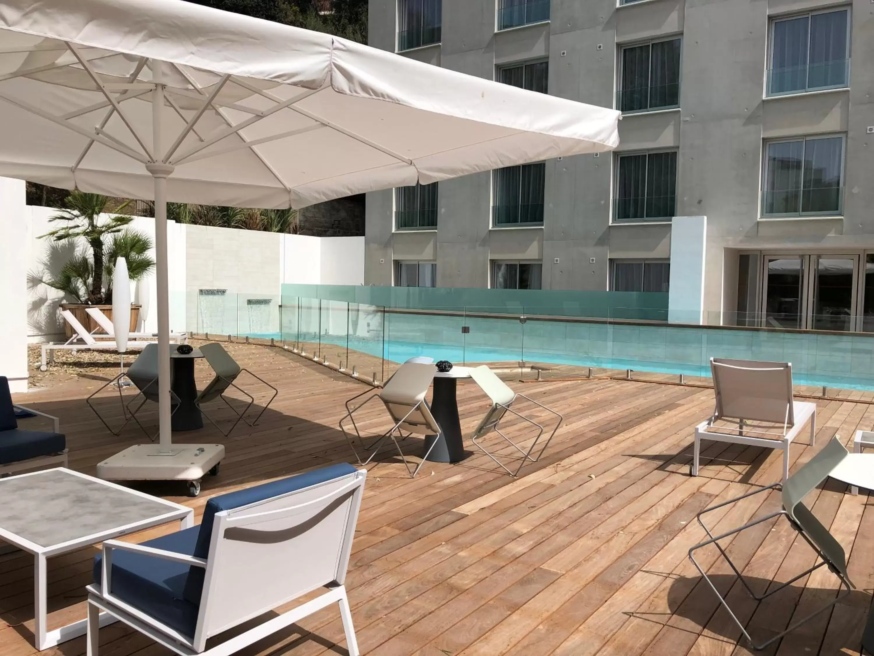 Patio, Swimming Pool in Mercure Ajaccio