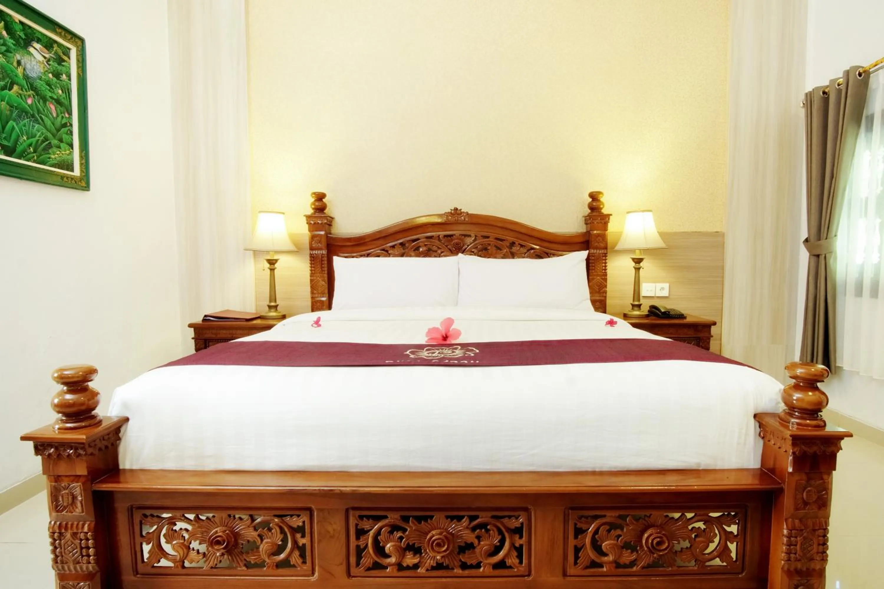 Bedroom, Bed in Puri Saron Senggigi Hotel